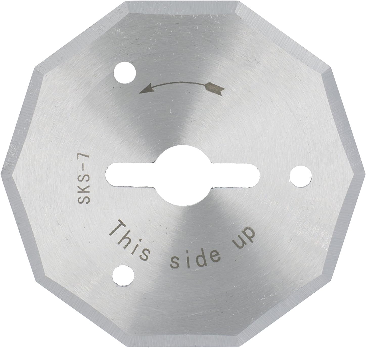 Kingbow Cordless MB-60 Cutter Electric Rotary Shear Cordless Mult-Layer Fabric Cutter Cordless Leather Cutter Cordless Carpet Cutter Micro Top MB-60 Replacement 10-Sided Blade