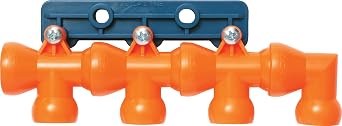 Loc-Line Coolant Hose Component, Acetal Copolymer, 8 Piece Modular Manifold Kit, 1/2" Hose ID