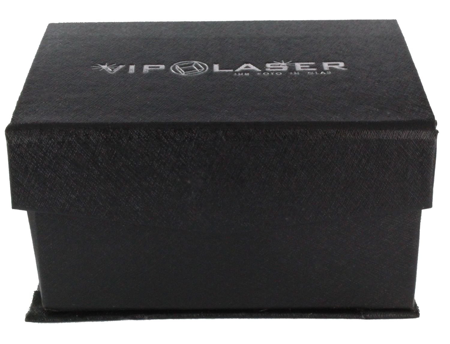 VIP-LASER 3D Glas Kristall Quader XL Verziertes Herz und Deinen Namen + Datum im Hochformat Gravur. Persönliche Partnergeschenk