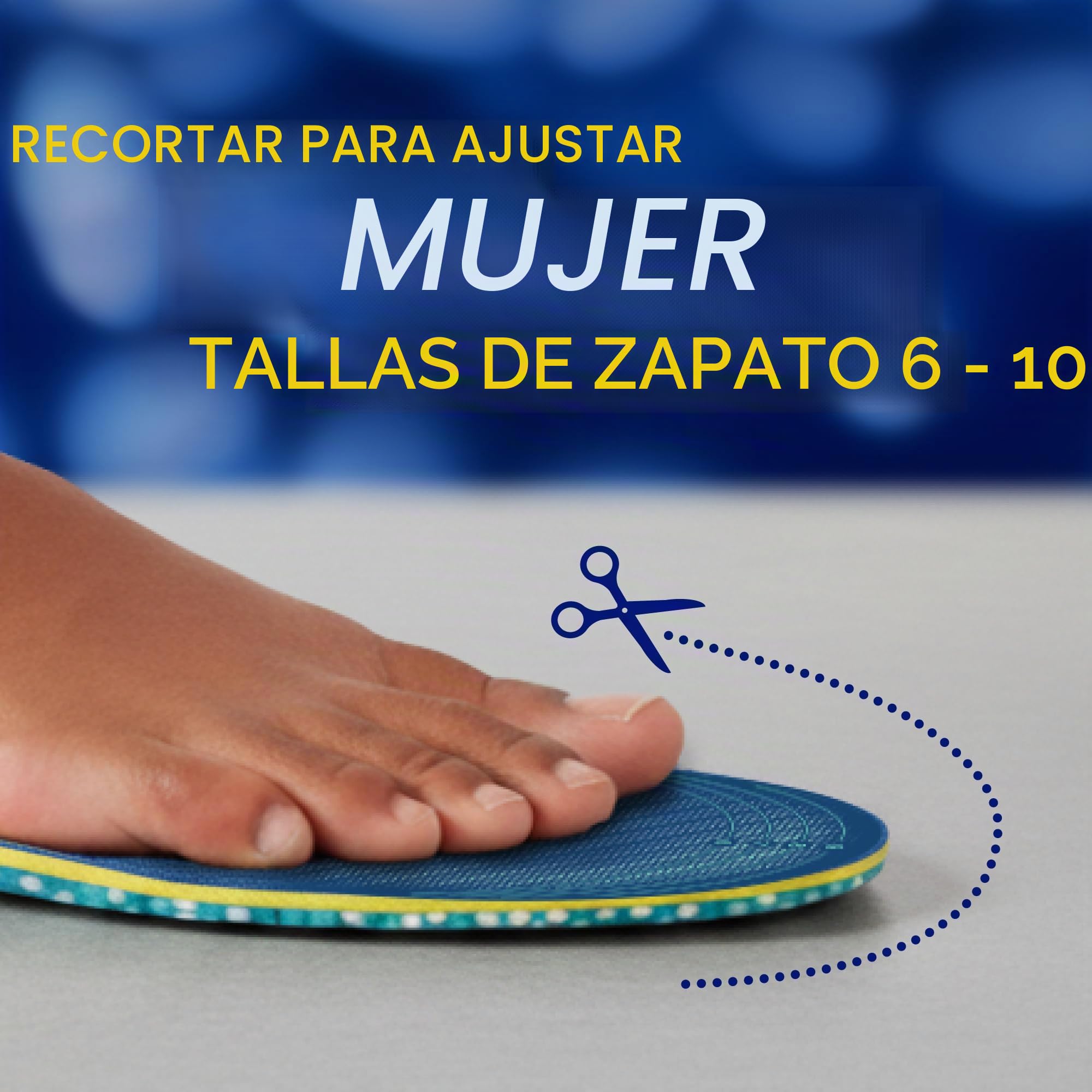 Dr. Scholl's - Plantillas multiuso 24-Hour Energy, devuelven la energía con cada paso, alivian la presión y el dolor de pies cansados, espuma viscoelástica e inserción de gel, 37-41, mujer, 1 par