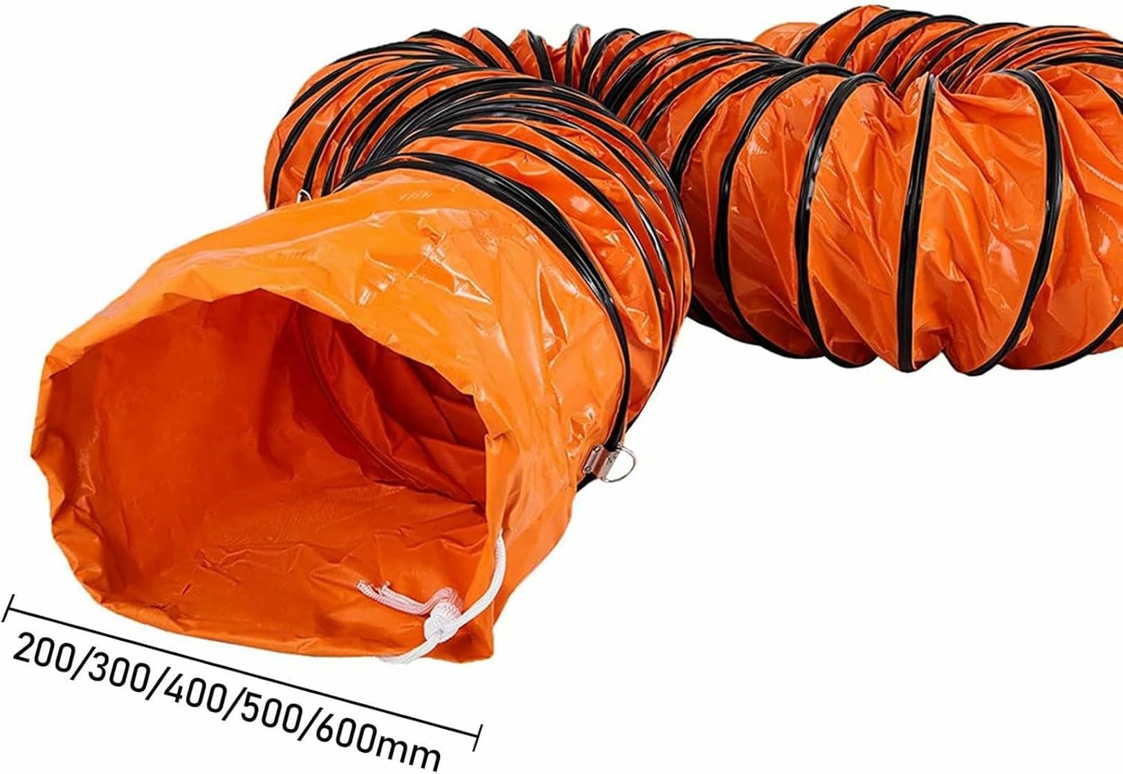 Manguera de Aire Flexible ignífuga, Manguera de ventilación para sopladores y extractores, Manguera portátil para extractores, Tubo de ventilación Duradero.