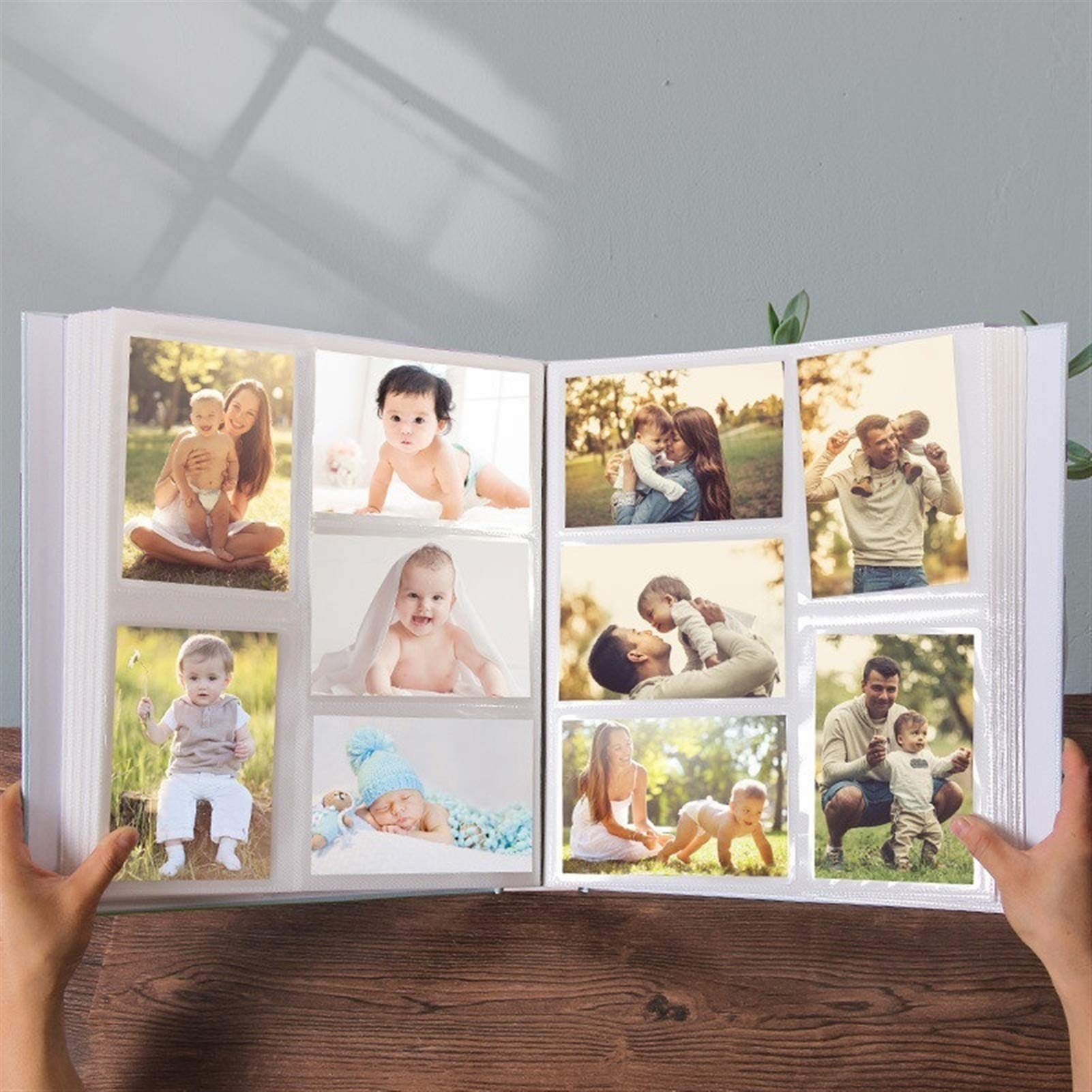Album fotograficzny album do scrapbookingu 10 x 15 album rodzinny Interstitial 15 cm album o dużej pojemności książka album na książki wzrostu dziecka (kolor: Meihaoshiguang)