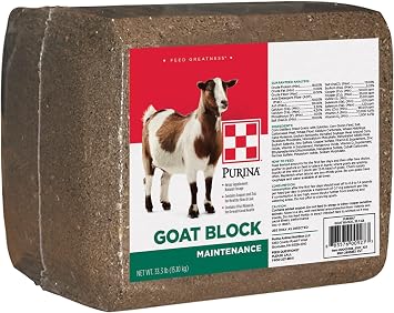 Purina | Goat Mineral Supplement Block for All Types and Lifestages | 33 Pound 33 lb. Block