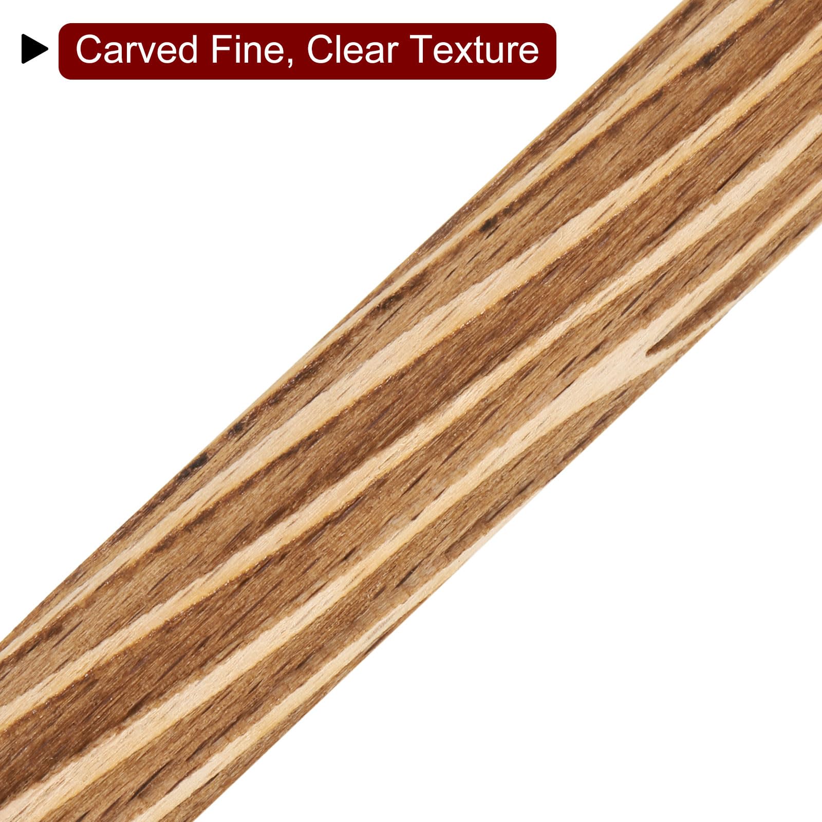 HARFINGTON Rodillo de arcilla de madera de 4 pulgadas, con patrón de grano de madera, rodillos de madera, herramientas de cerámica, rodillos de textura de grano de madera, rodillos para arcilla para