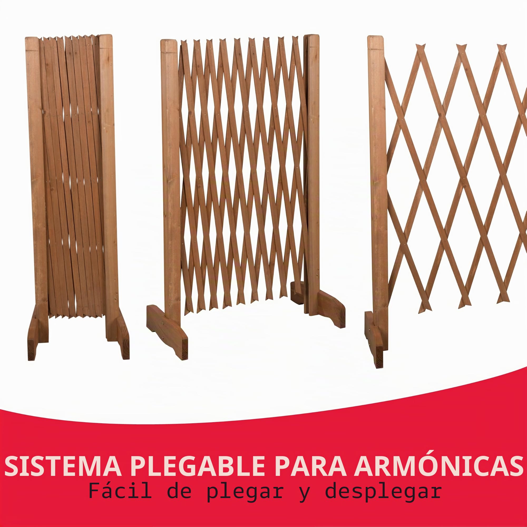 MaxxPro Barrier Puerta de seguridad para perro extensible, ancho 30-117 cm, altura 90 cm