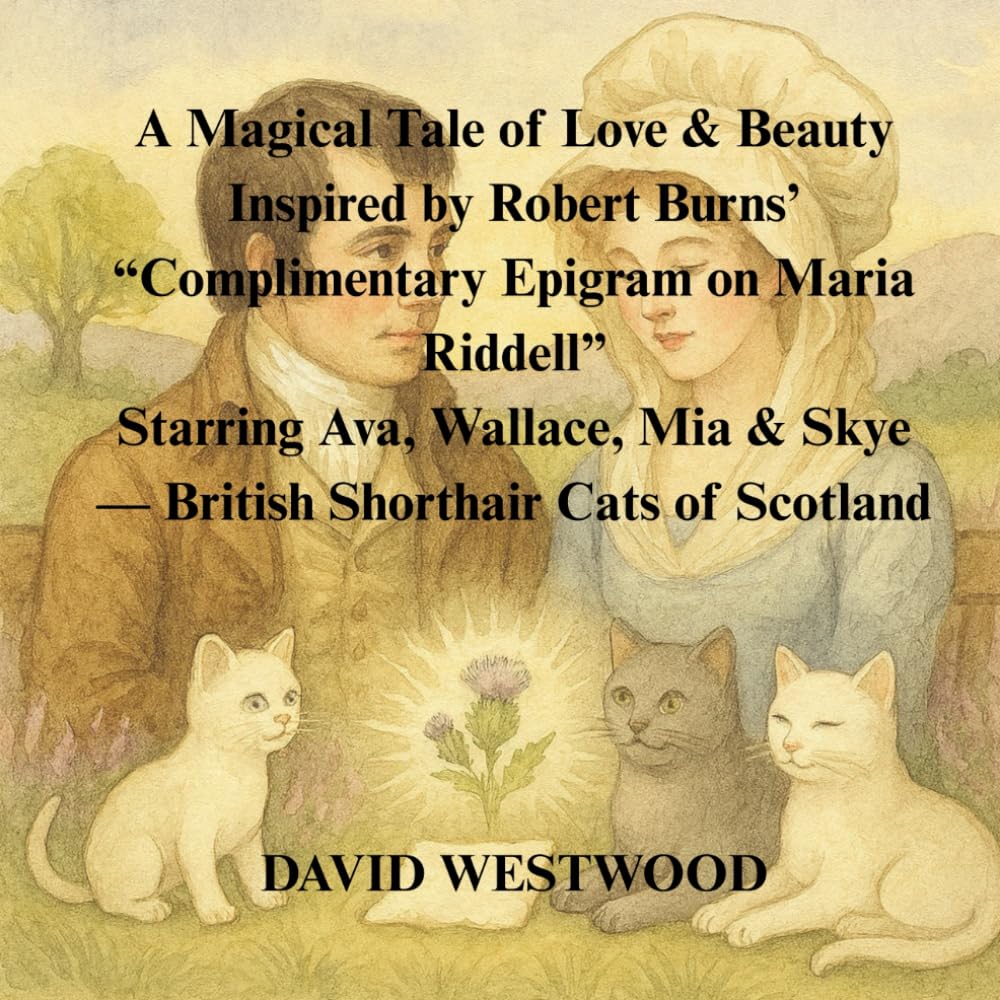 A Magical Tale of Love & Beauty Inspired by Robert Burns’ “Complimentary Epigram on Maria Riddell” Starring Ava, Wallace, Mia & Skye — British Shorthair Cats of Scotland (Robert Burns for children)