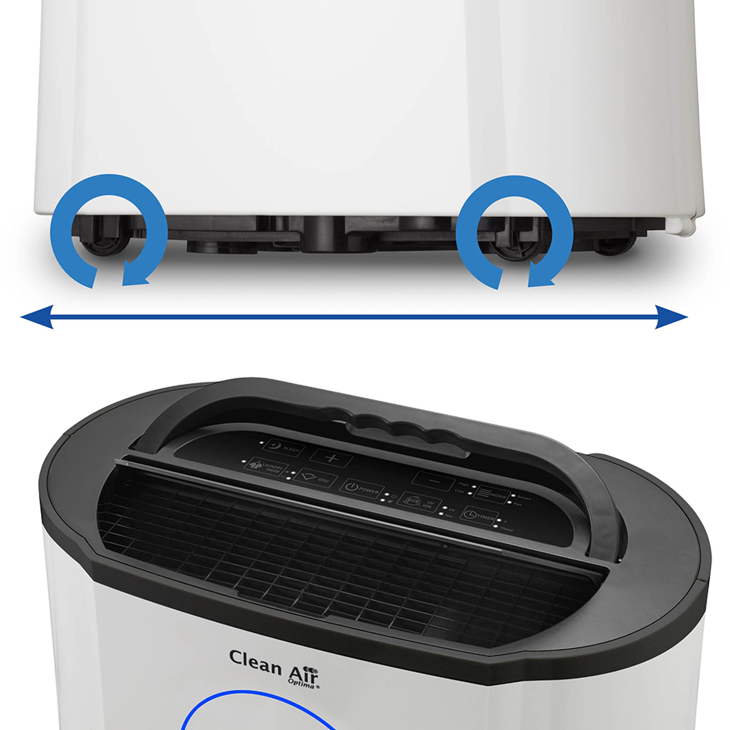 Clean Air Optima CA-707 Purificateur 70 m² 39 dB noir, ivoire 370 W