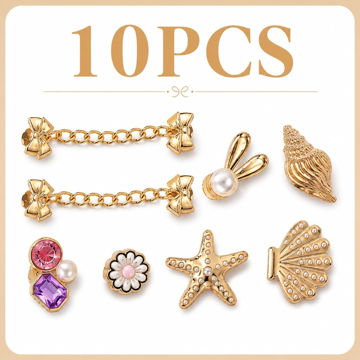 Bling Shoe Charms for Girls and Women Shoe Hole Decorations image 4