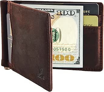 YBONNE Slim Wallet with Money Clip