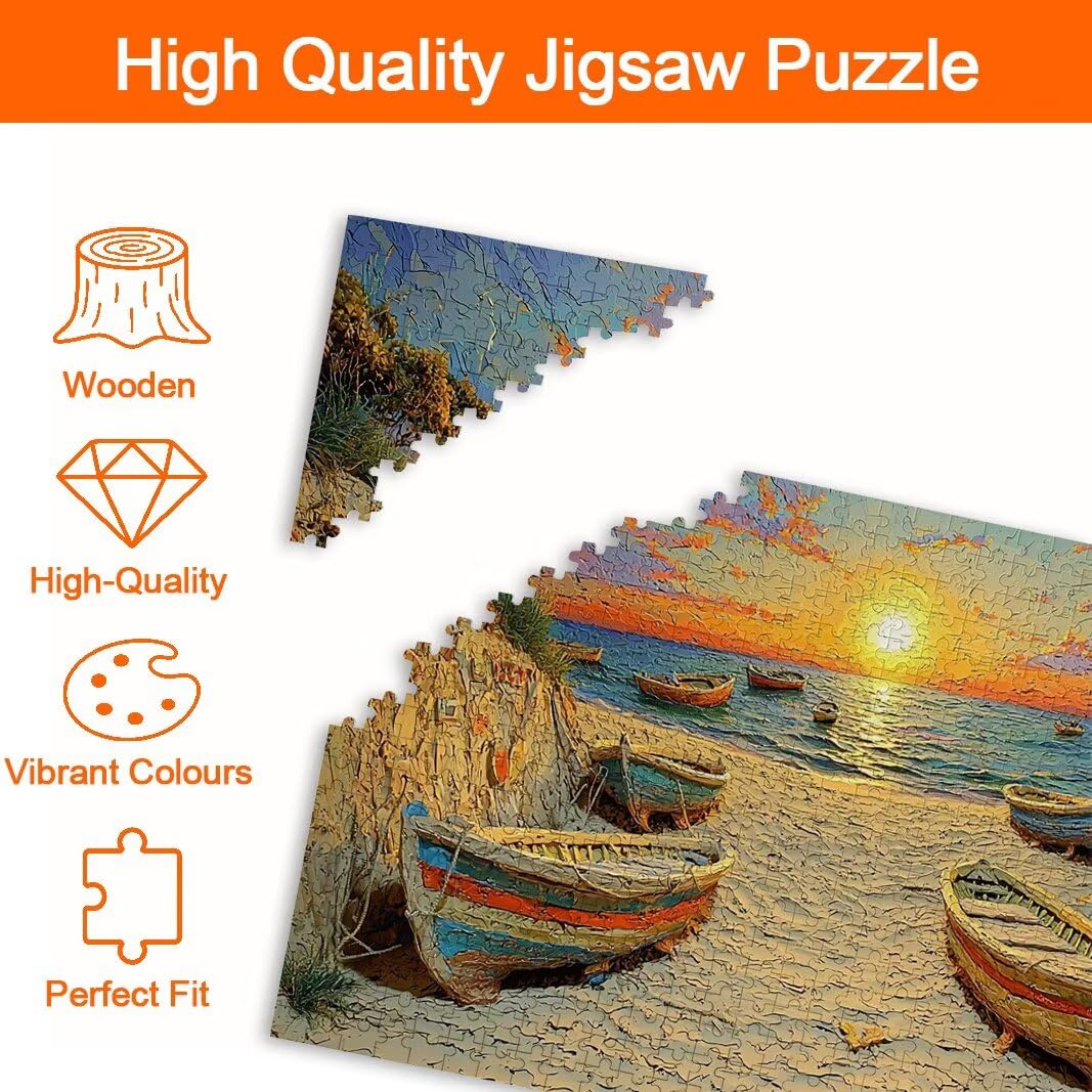 Puzzle Spiaggia, Puzzle 2000 Pezzi Adulti per Decor, Regalo Donna -8672