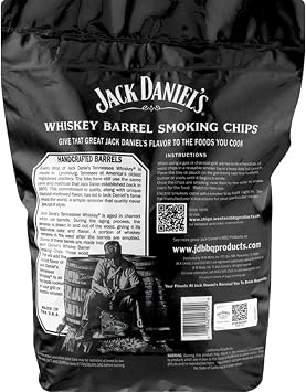 Jack Daniel's 01749 BBQ Smoking Chips, 1 pack, Black