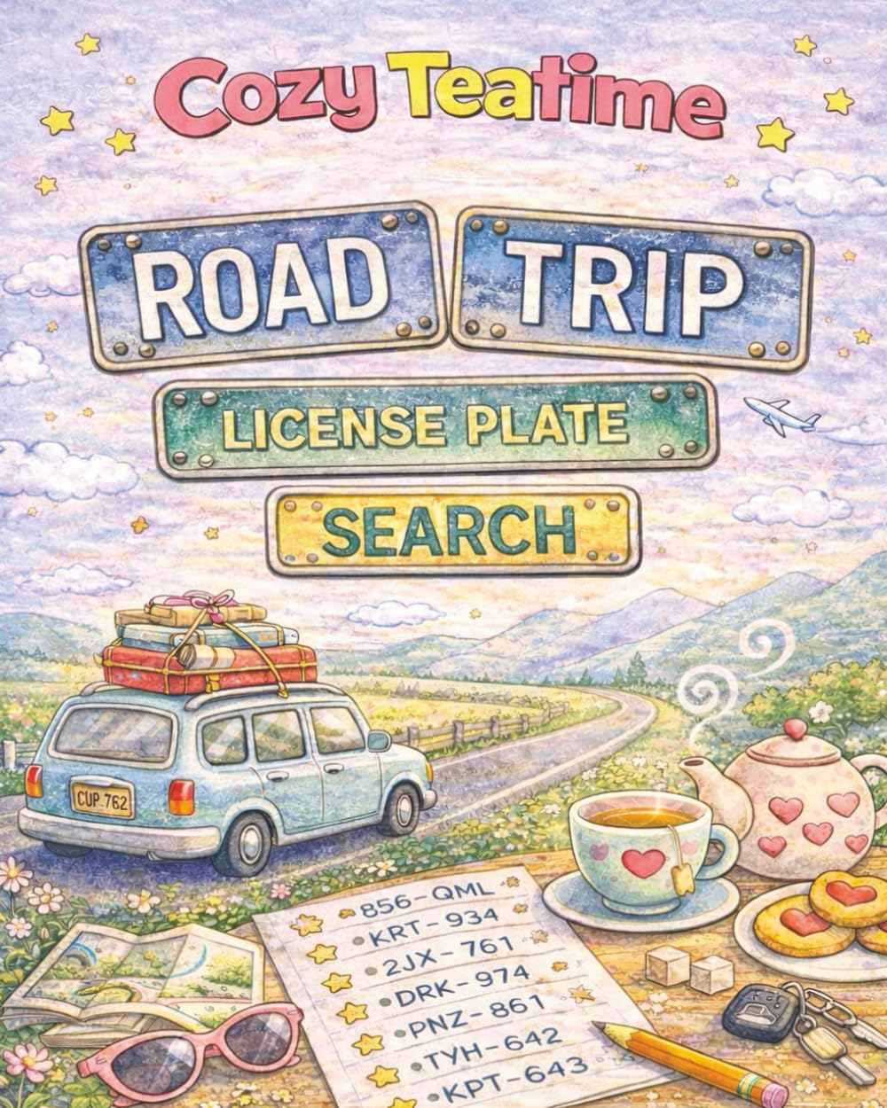Cozy Teatime Road Trip License Plate Search: 01