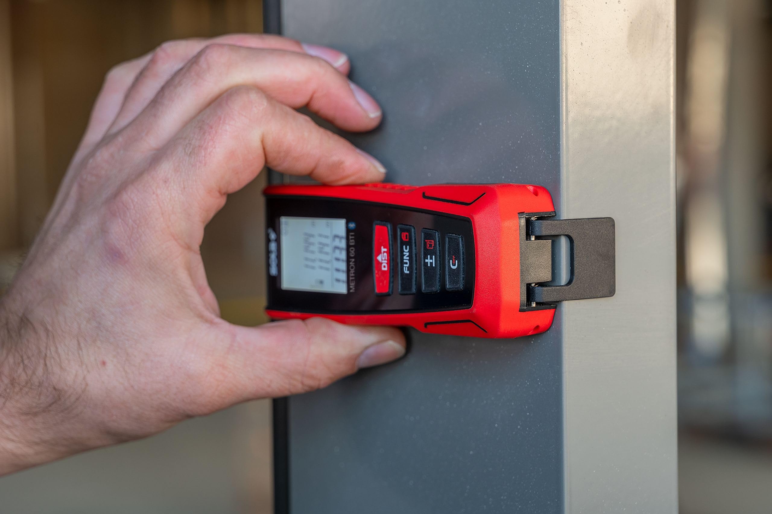 SOLA METRON BT - Laser Entfernungsmesser 30m, 60m, 80m, 120m – Distanzmesser Laser mit Bluetooth Datentransfer - Laser Messgerät mit umfangreichen Messfunktionen