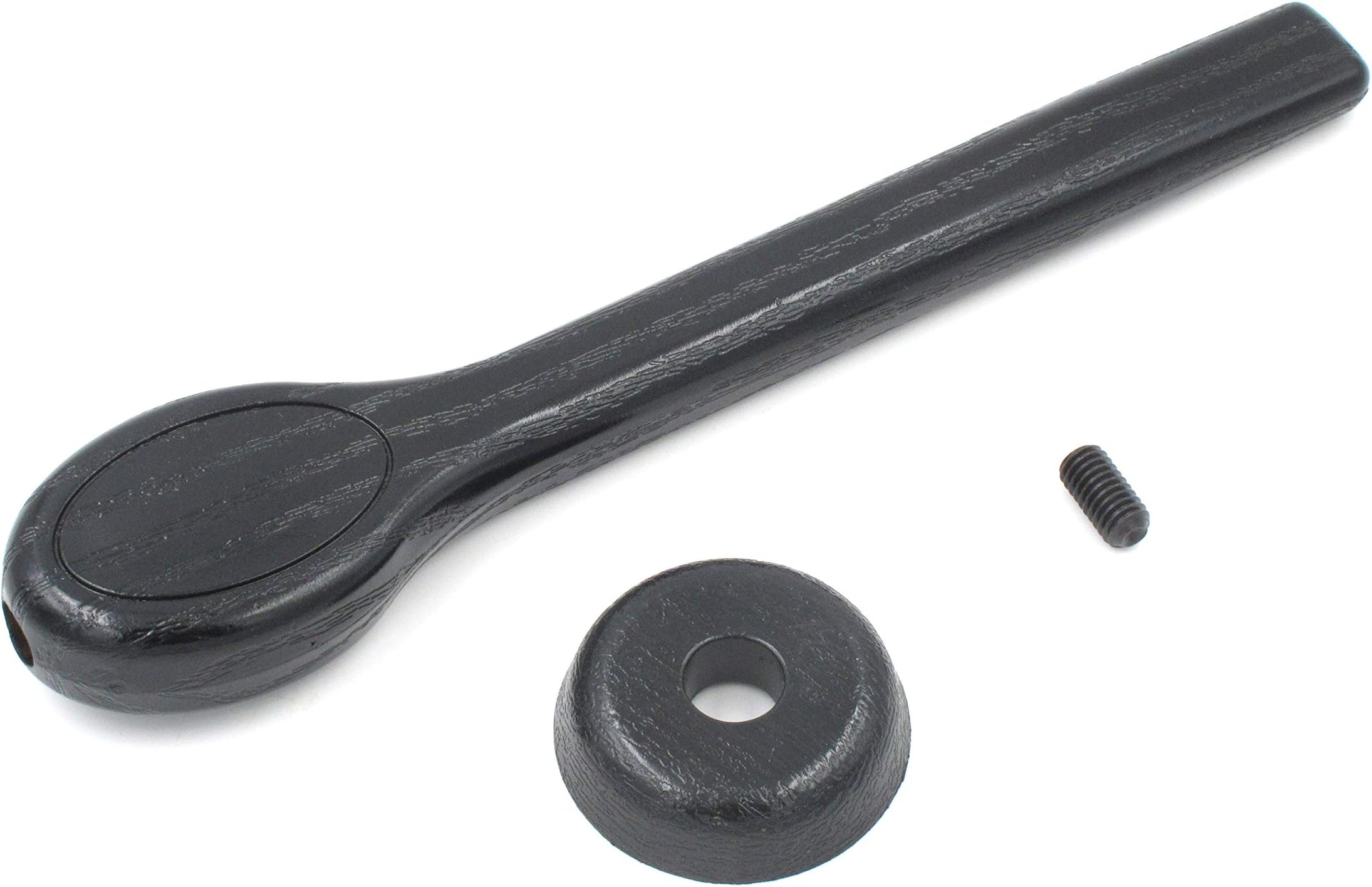 Lever Star Hole Foot Rest Release Right/Left Hand with Set Screws, Fits Lazy Boy Star Hole for Tube and More Recliner Handle and Furniture Black