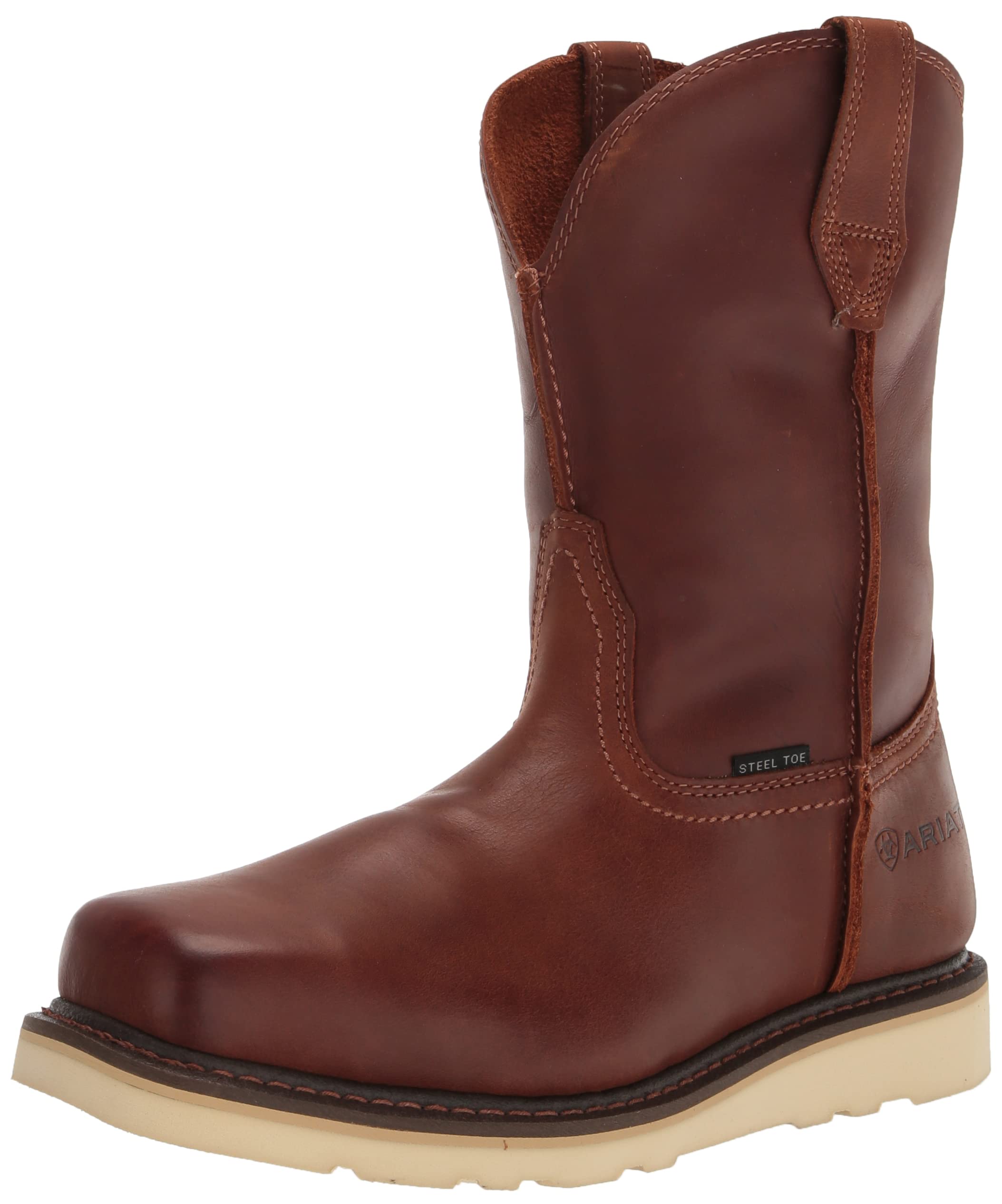 ARIATRambler Wedge Steel Toe Work Boot mens Western Boot