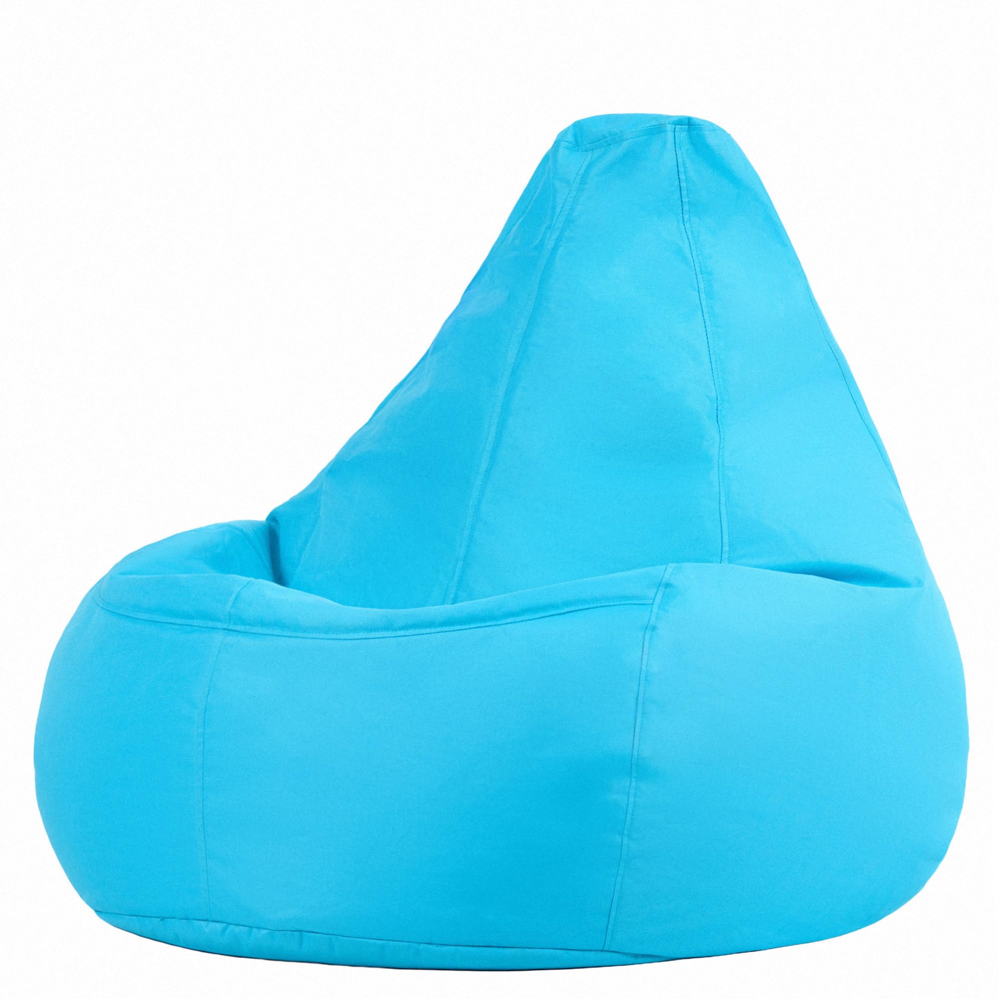 Bean Bag Bazaar Dalton Outdoor Bean Bag Chair, Aqua, Garden Chair, Water Resistant Fabric, Gaming Beanbag with Filling Included, Garden Seat, Outdoor Seating