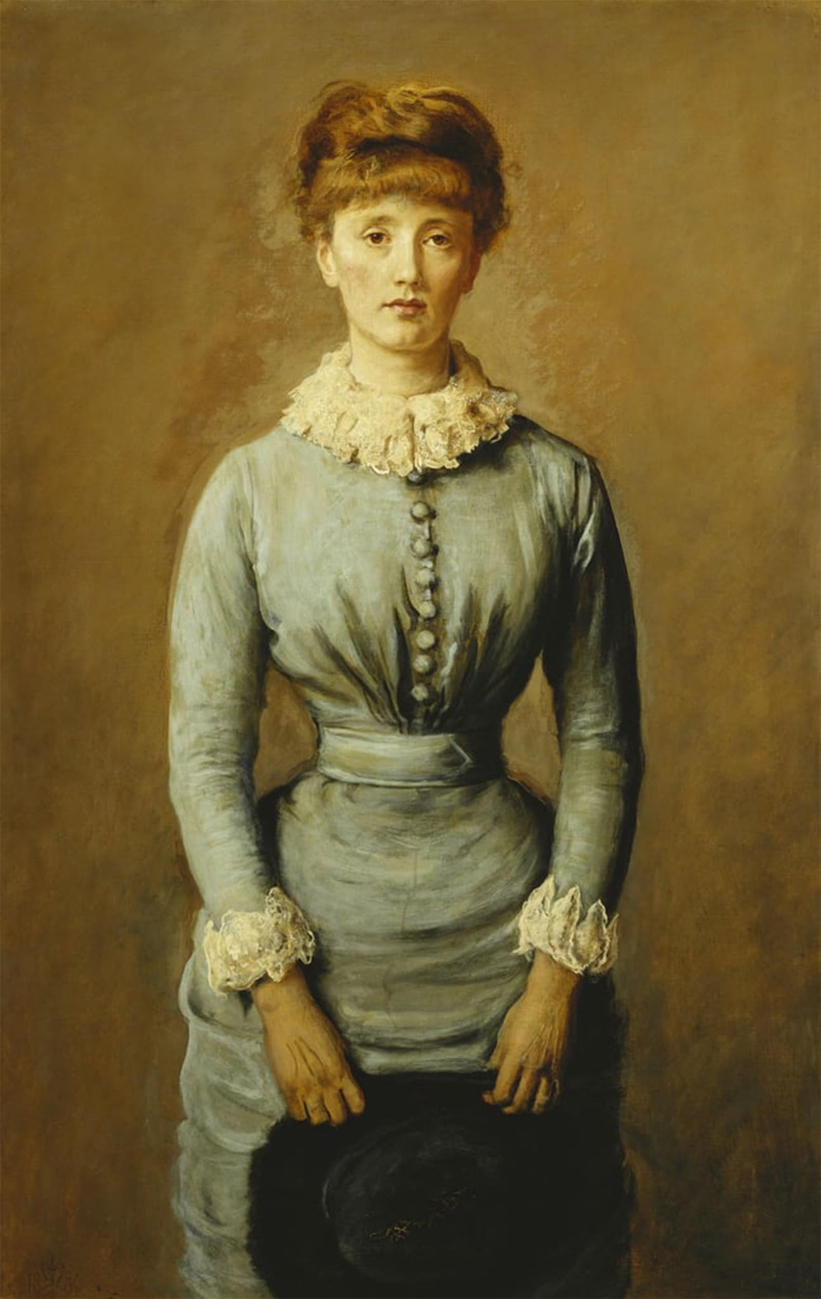 ARTXLXXBN Famous Prints Artwork Pictures Poster Painting Art Miss Evelyn Otway by John Everett Millais Artwork Landscape Pictures for Home Decor 60x90cm