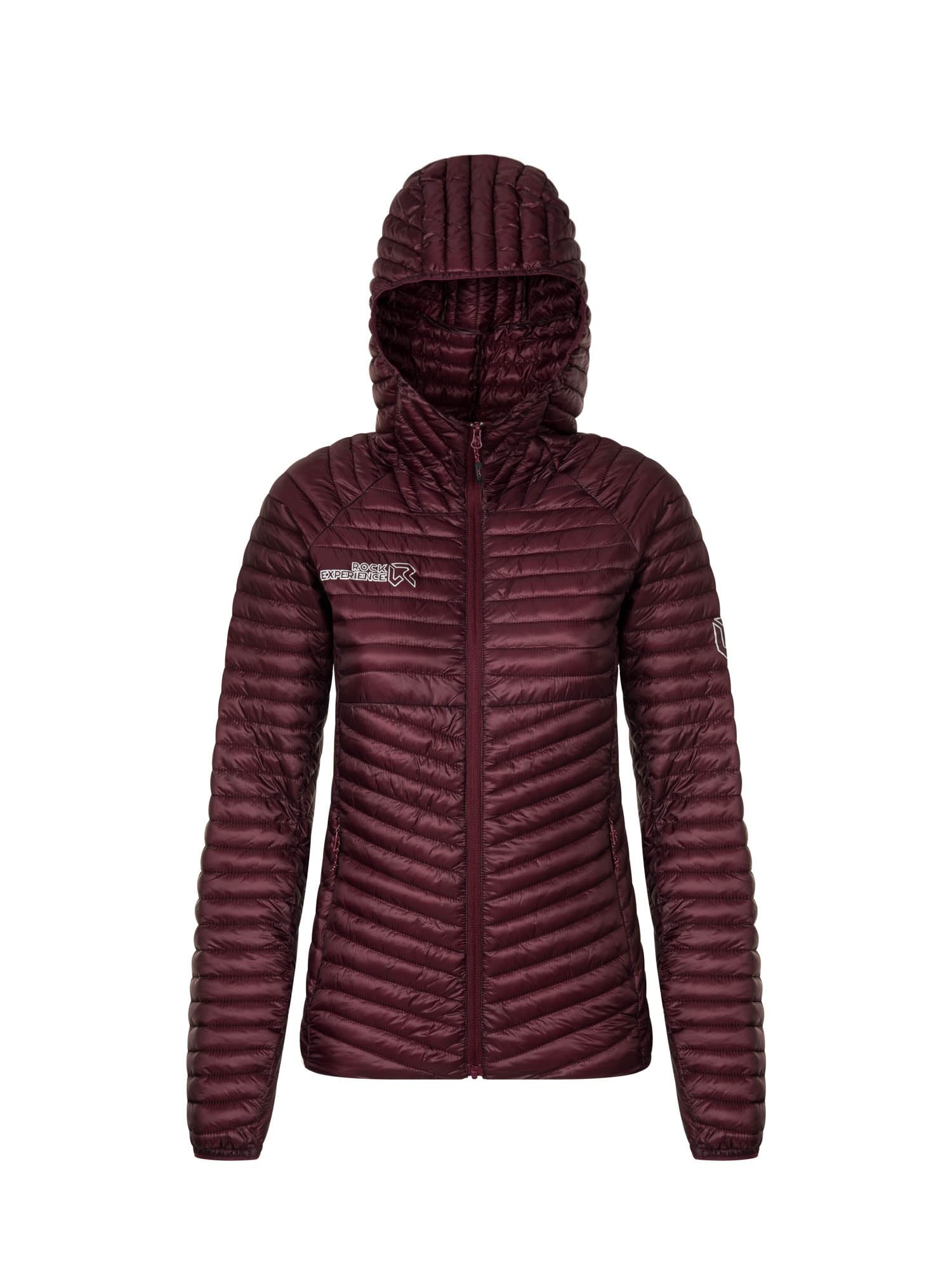 Rock Experience REWJ06551-1013 SITKA HOODIE PADDED WOMAN JACKET Jacket Women's WINDSOR WINE M