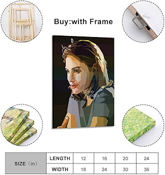 Amazon.co.jp: 俳優クレア・フォーラニ 女優ポスター 1 キャンバス