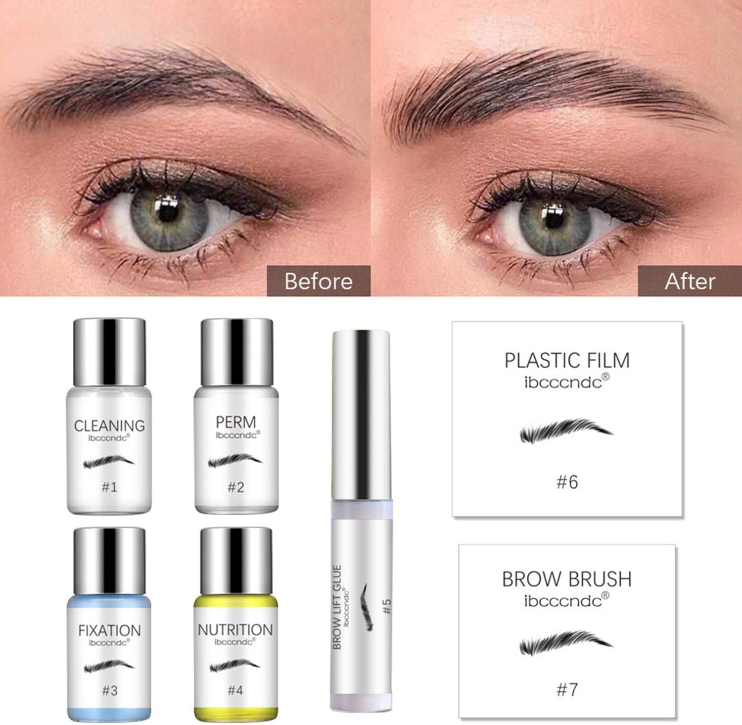 Amazon Shopparadise まゆげパーマセット セルフ眉毛パーマ まゆ毛 セルフキット 眉リフトキット 眉毛スタイルサロンセット アイブロウリフティングキット 眉ラミネーションキット まゆげメイク 長持ち 防水 防汗 非刺激 ブロウラミネーション 眉毛パーマ スターター