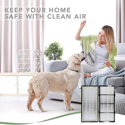 Miniatura 8 de MaximalPower - Paquete de 2 filtros de repuesto tipo C compatibles con purificadores de aire Honeywell Clean HRF-C2 16200 HHT-001 HHT-080 HHT-081