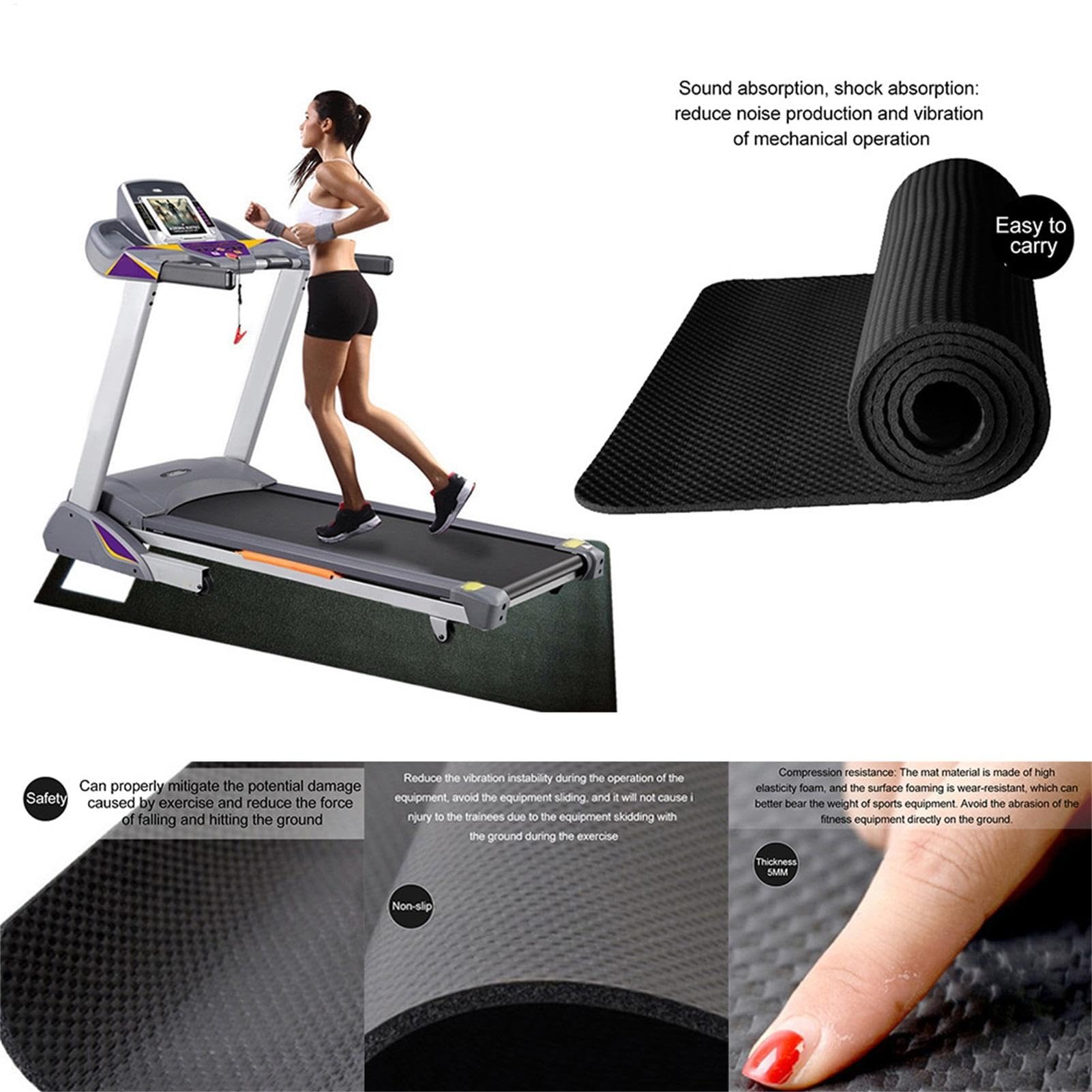 Almohadilla para cinta de correr – Protector de suelo antideslizante de