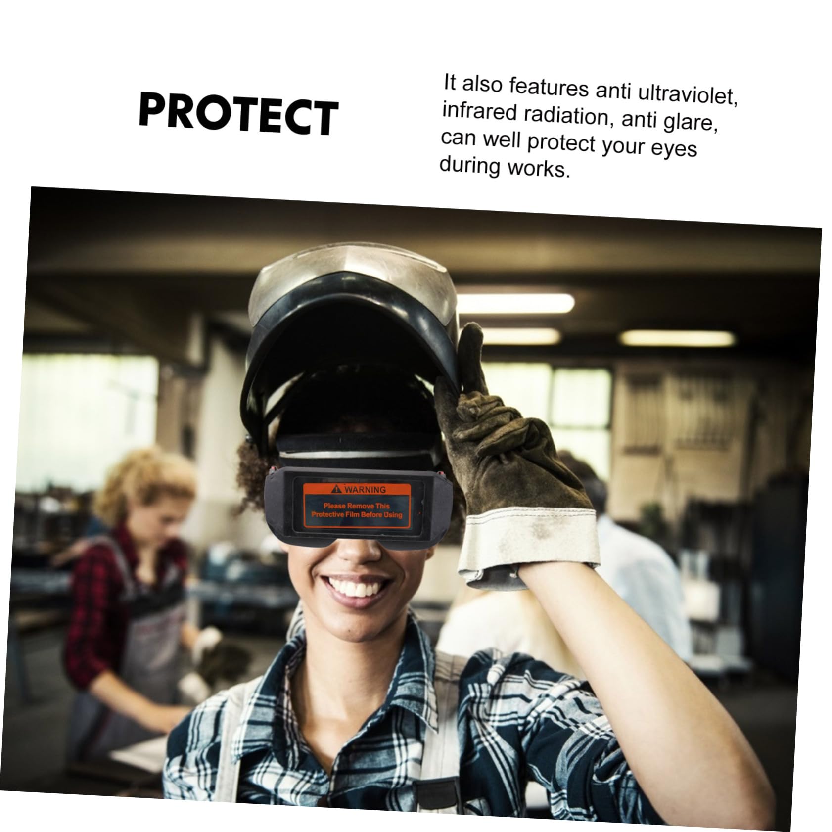 OSALADI 3stücke Automatische Dunkelung Schweißerbrille Mit Verstellbarem Farbton Schutzbrille Für Schweißer Uv-schutz Leichtes Und Langlebiges Material Für Sicheres Arbeiten Bei