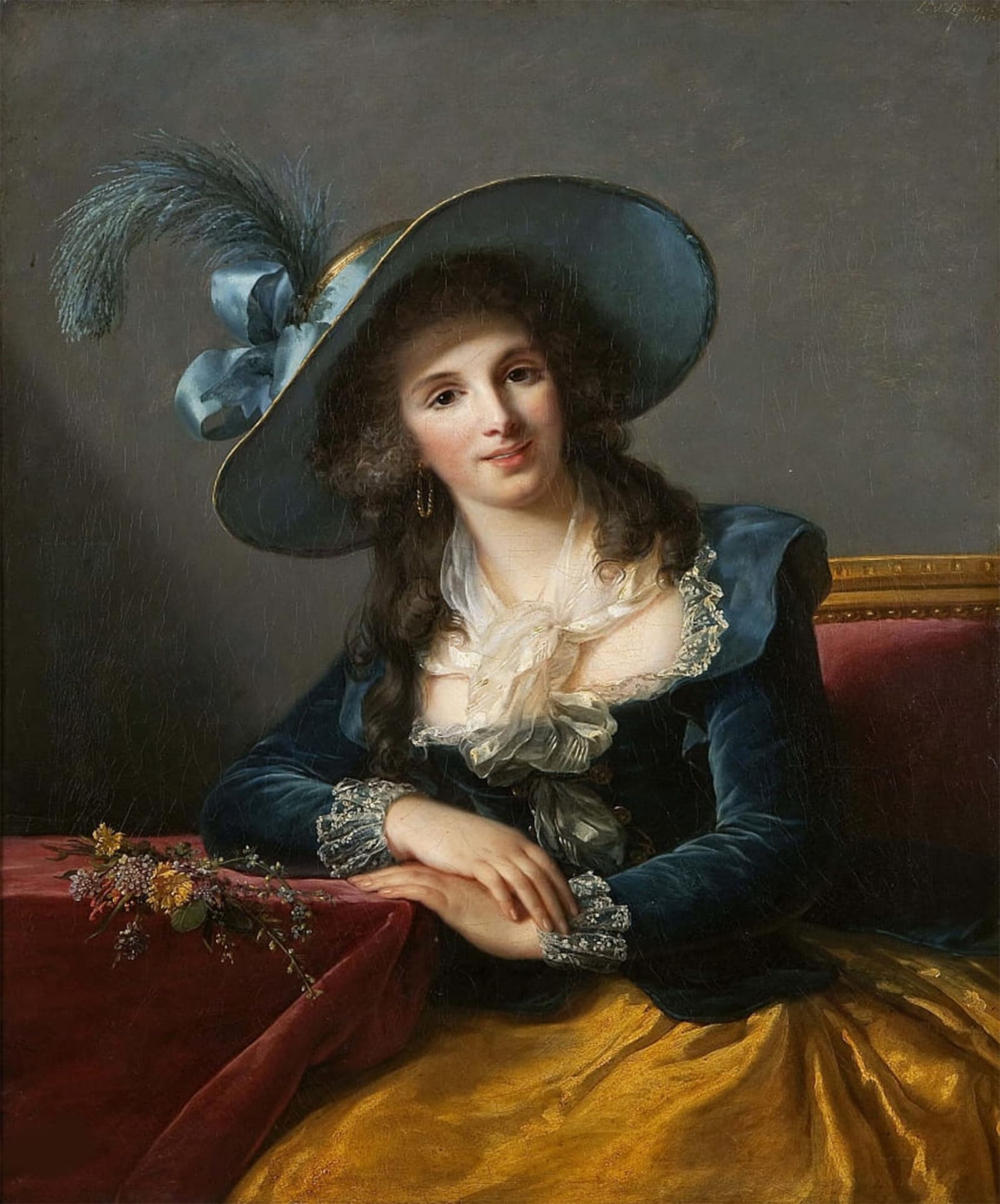 POSTERIIk Famous Modern Artwork Art Mural Antoinette Elisabeth Marie D'aguesseau by Louise Élisabeth Vigée Le Brun Oil Paintings Pictures for Home Decor 60x90cm