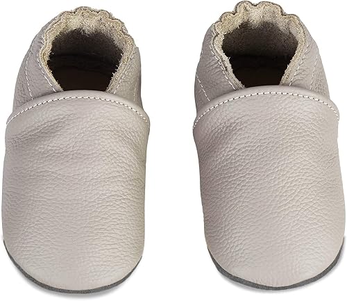 Scarpe Bambina Scarpine Neonato in Morbida Pelle-Scarpe Bambino Primi Passi  con Suolla Scamosciata Scarpette Neonato Pantofole Soft Sole Scarpine in  Pelle Prima Infanzia (17/18 EU（0-6 Mesi）, Grigio) : Amazon.it: Scarpe e  borse