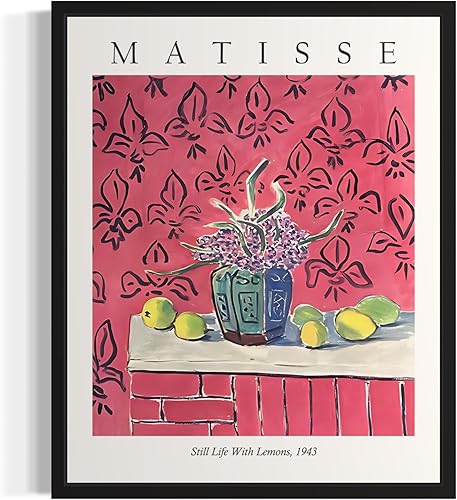Miniatura 32 de Reproducción artística de Henri Matisse en póster, arte de pared de Matisse para exhibición en decoración de pared, decoración para dormitorio,