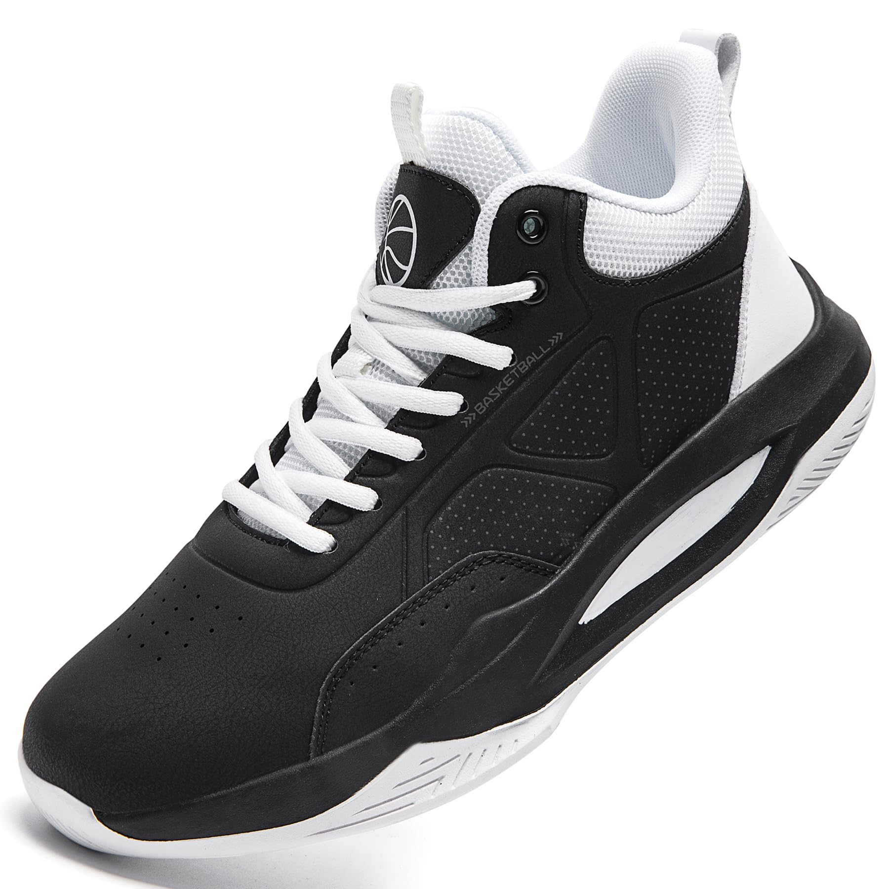 Sneakers, Basketball Shoes, Men's, Women's, Athletic Shoes, Students, Black, Cool, Breathable, Odor Resistant, Fatigue, High Cut, Wide, High Instep-image-28