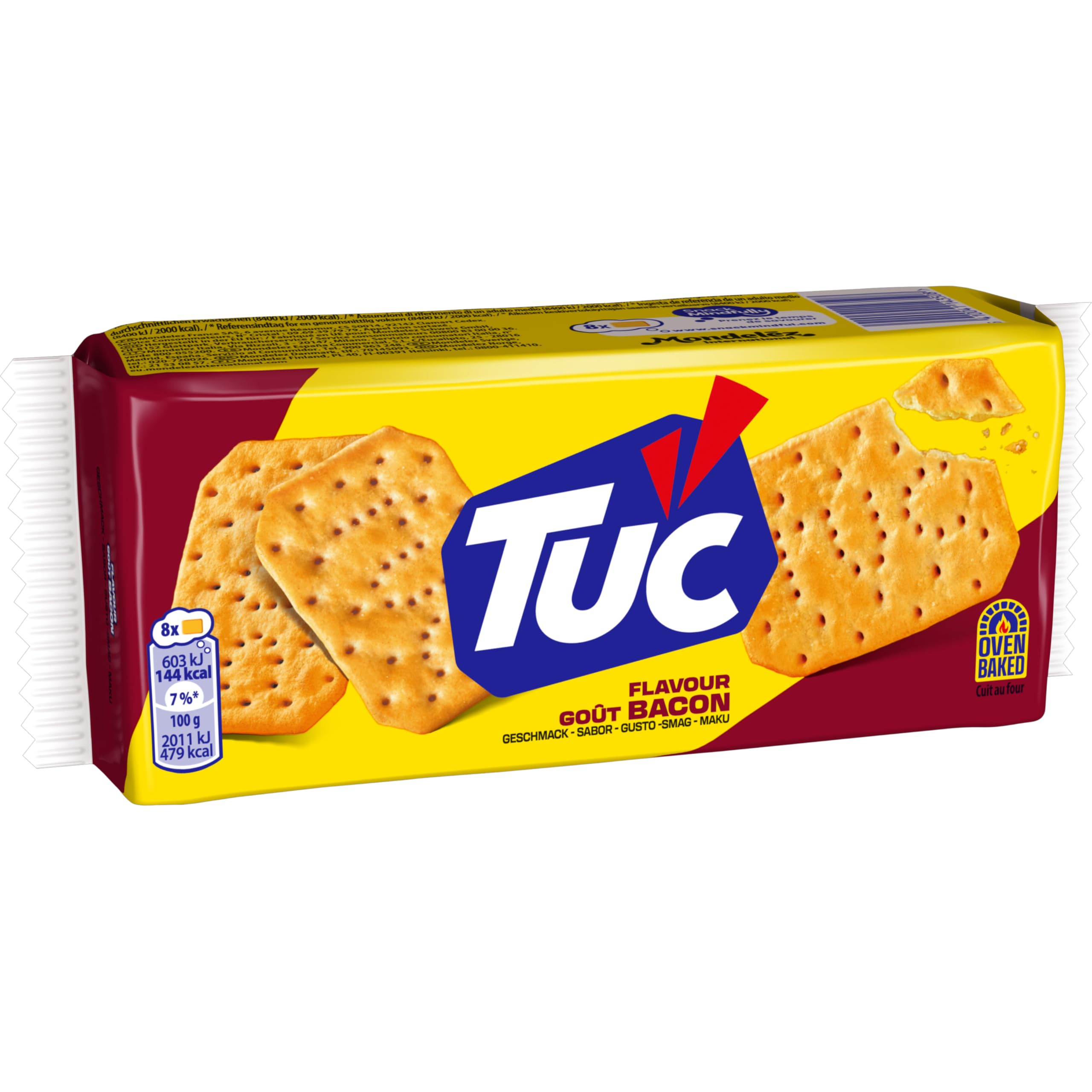 Tuc Galletas Saladas Sabor Bacon, 100g