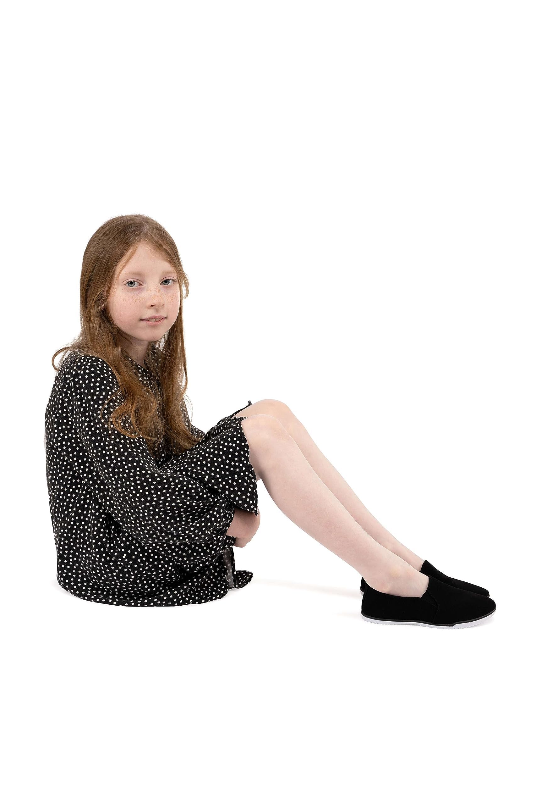 NOQ Medias Niña 20 DEN Semitransparentes – Pantimedias Niña para Escuela y Ballet, Medias Escolares Suaves y Elásticas, Pantys Niña Clásicos para Uniforme, Danza y Uso Diario, 2 o 3 Pares — view 4