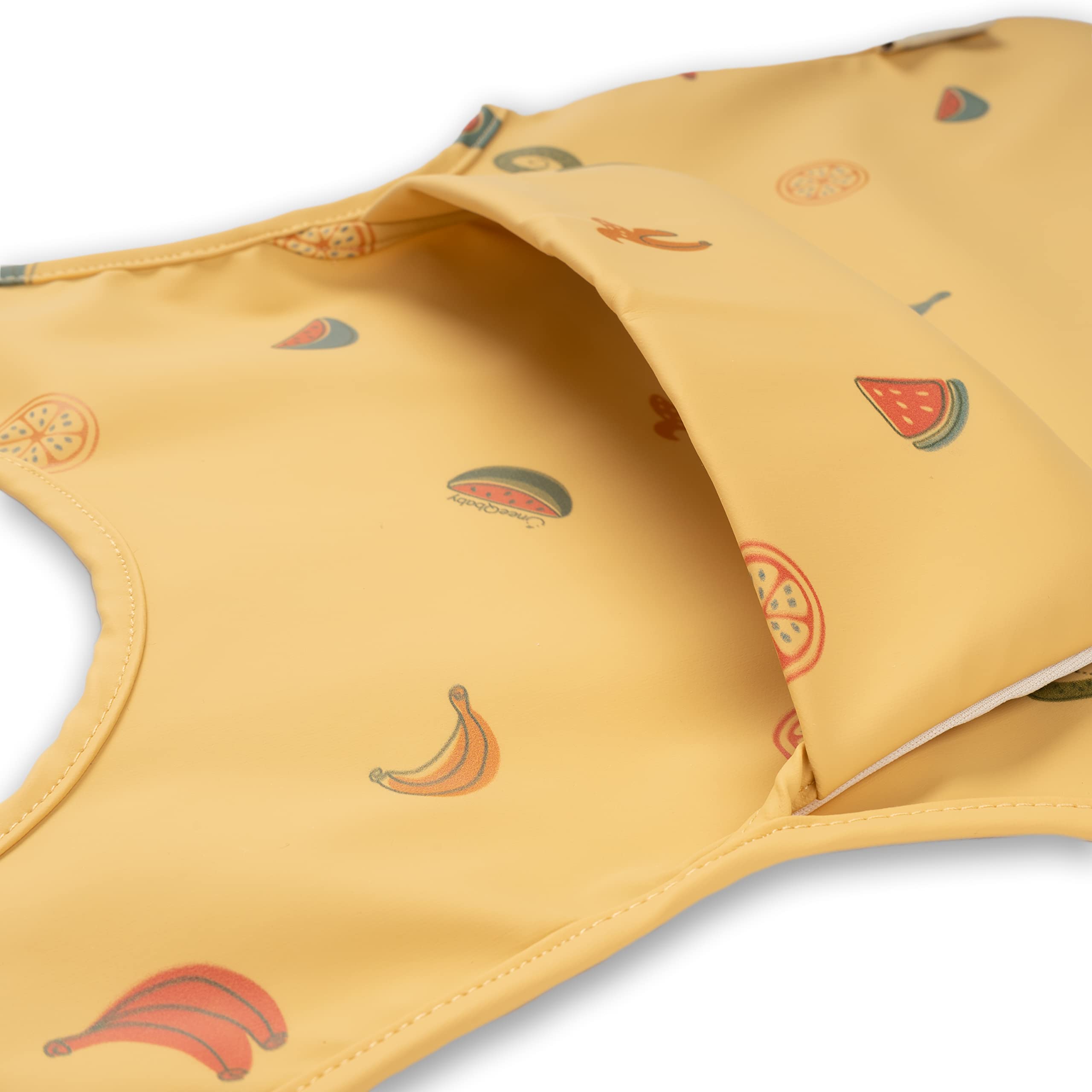 ÜneeQbaby Bavaglini Impermeabili (2 Pezzi), Senza Maniche, Certificato Oeko-TEX con Tasca sul Petto per Alimentazione & Gioco…