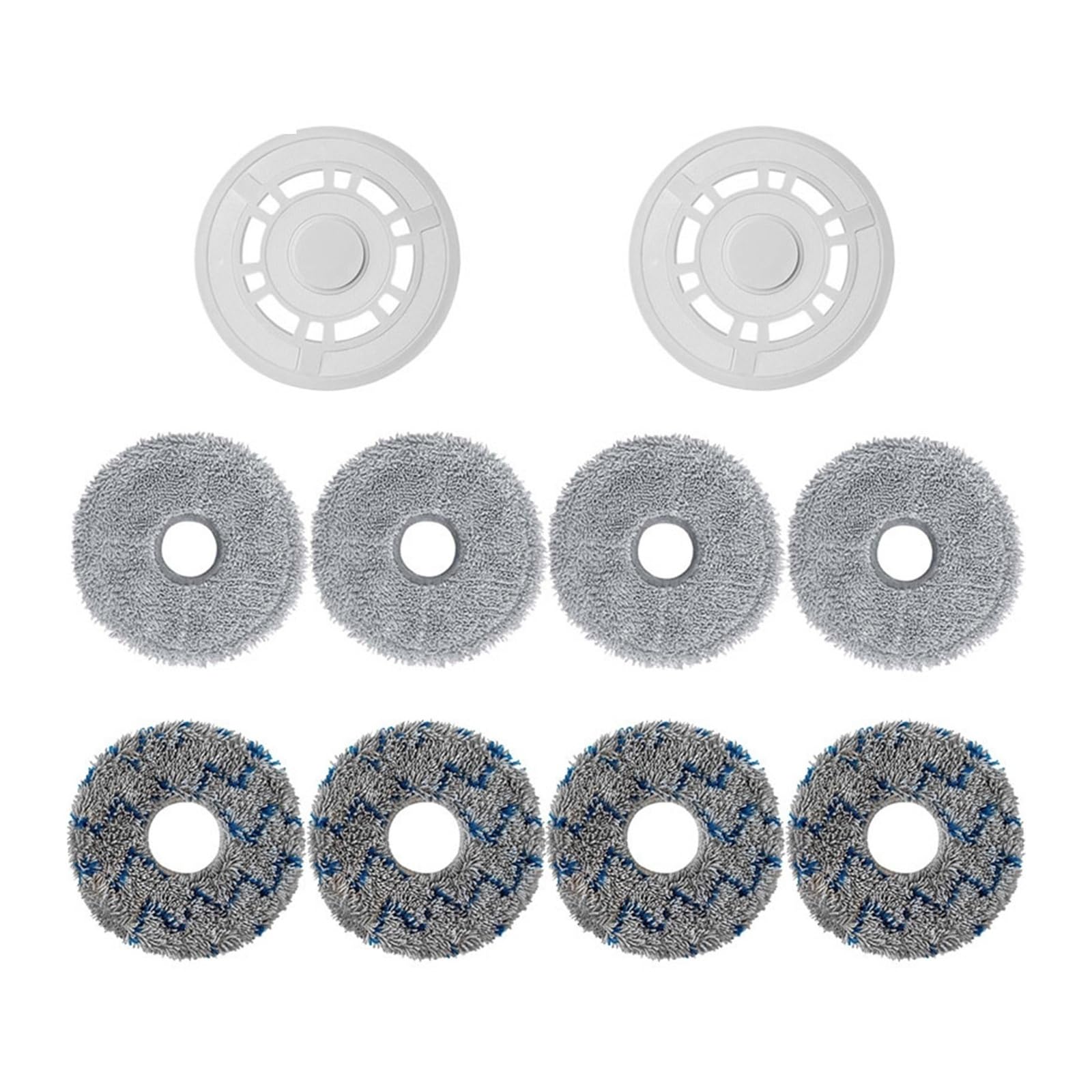 VIXWDRUTY Compatible For Dreame，L10s Ultra / L10s Pro / L10 Ultra Rotary Mop Pads Holder Wipes Rags Vacuum Cleaner Accessories Spare Parts(10pcs E)