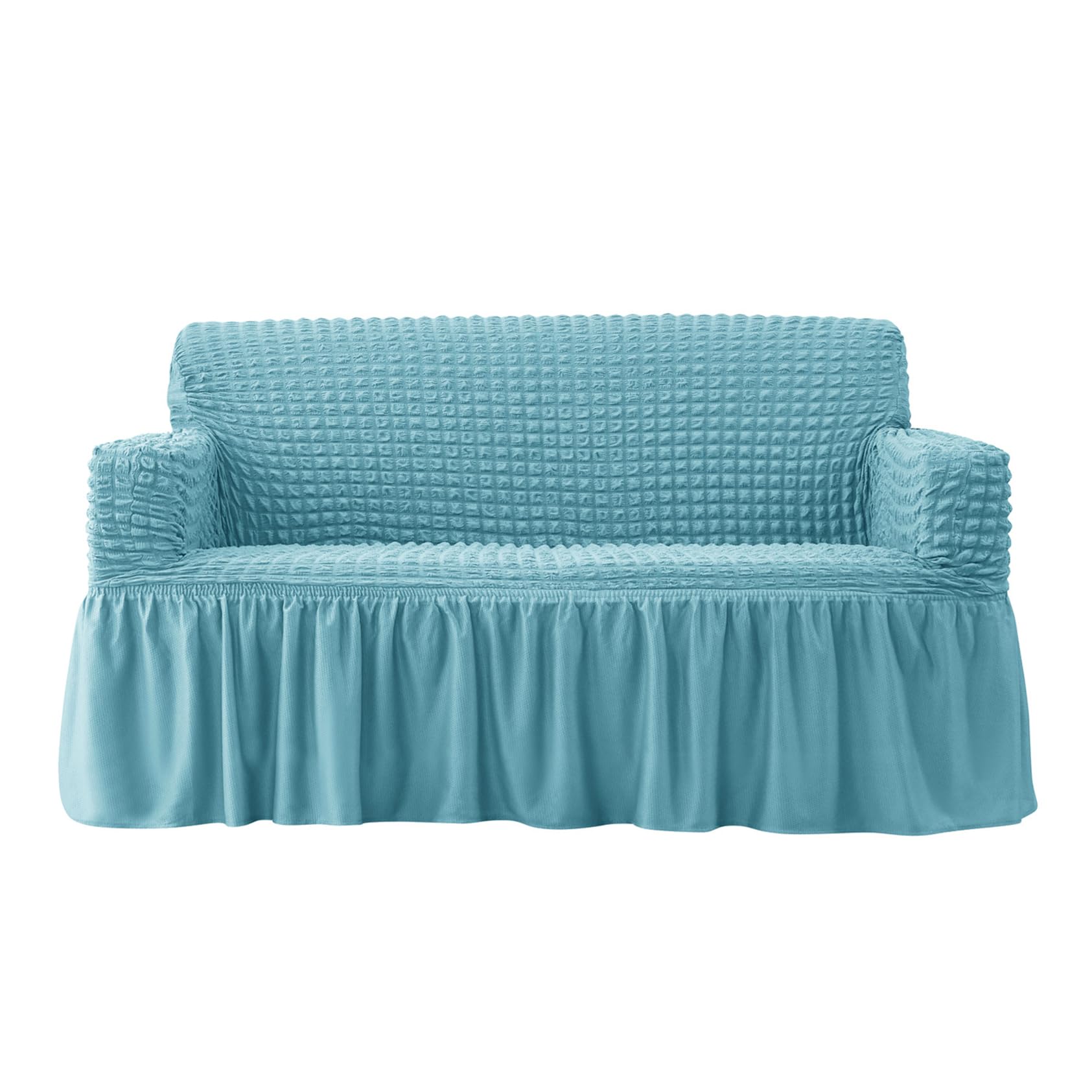 High Stretch Sofa Covers With Skirt, 1/2/3/4 Seater Super Soft Couch Covers All-inclusive Sofa Slipcover Washable Stretchable Sofa Cover Furniture Protector Cover(Size:3 Seater(190-230cm),Color:J)
