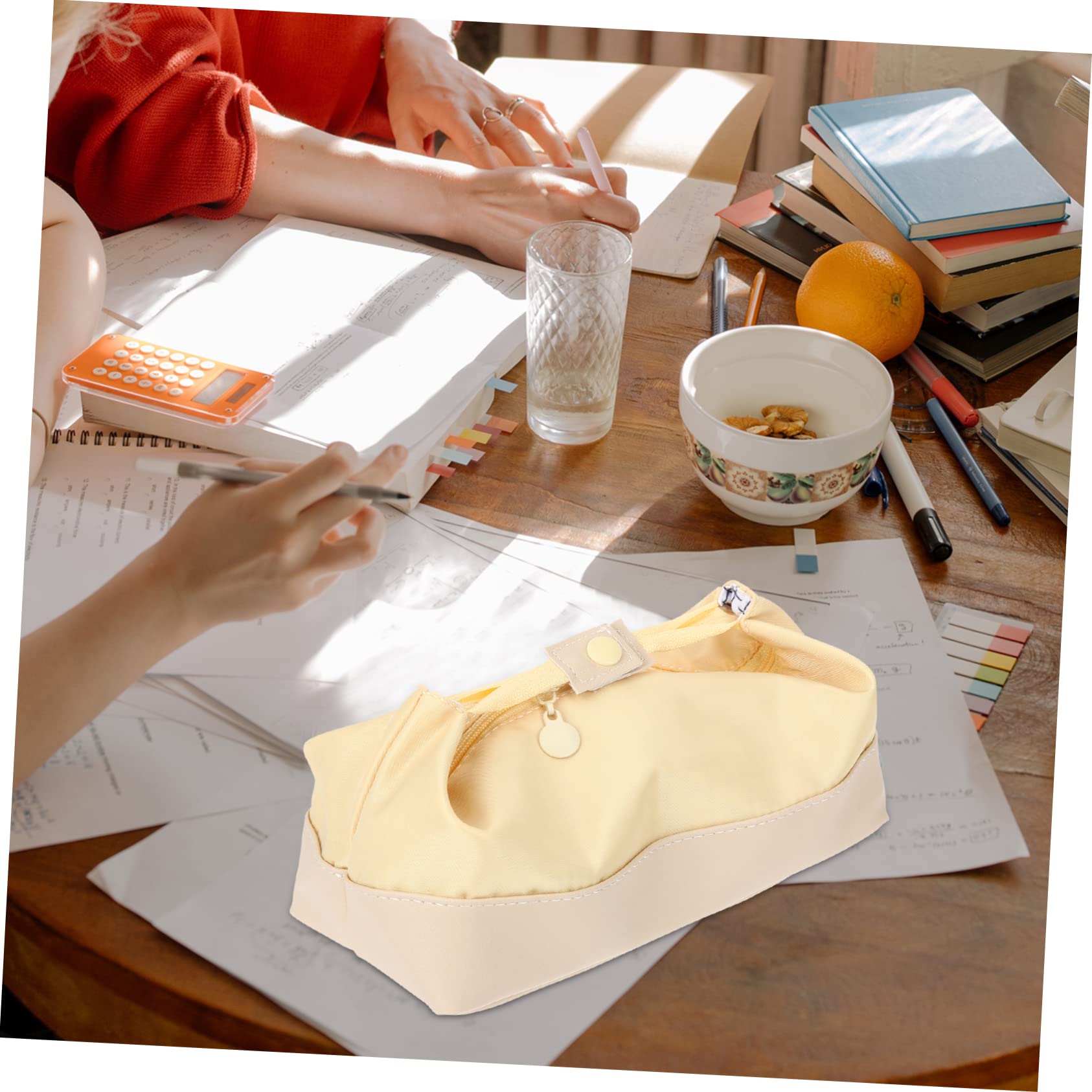 Baluue 3pezzi Borsa Portapenne Multifunzionale in Poliestere Elegante Astuccio Per Scuola Cosmetici Design Leggero Capiente Accessorio Versatile Per Ogni Occasione