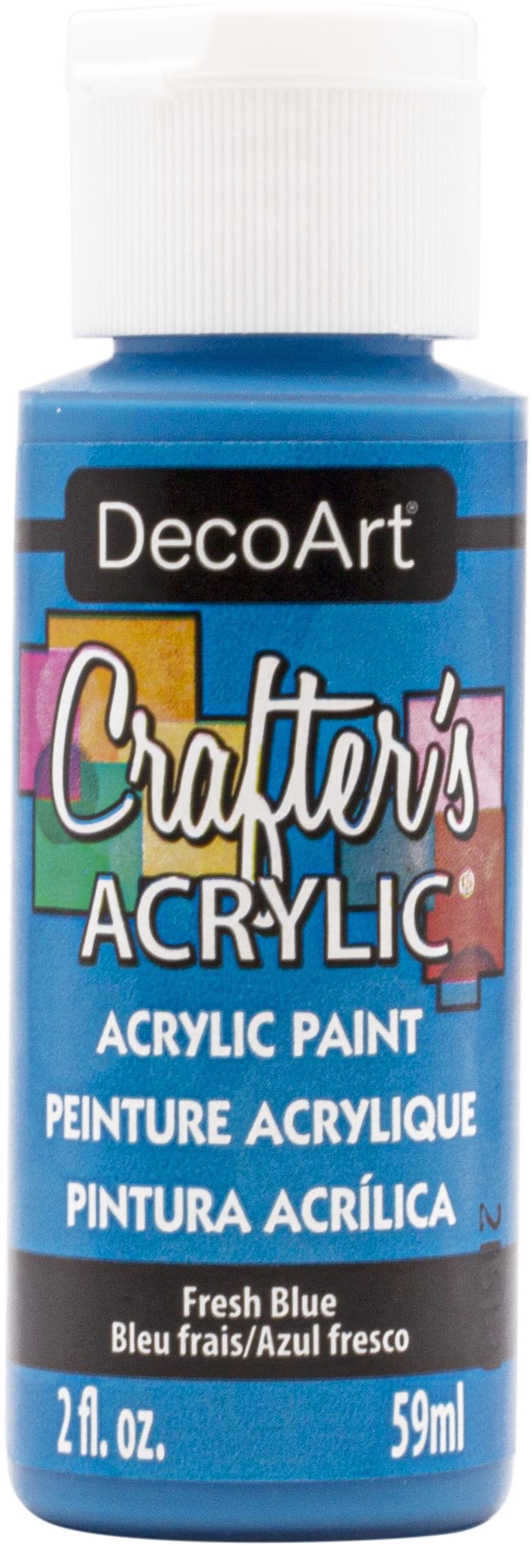 Deco Art Crafter's Acrylic All-Purpose Paint 2oz-Fresh Blue