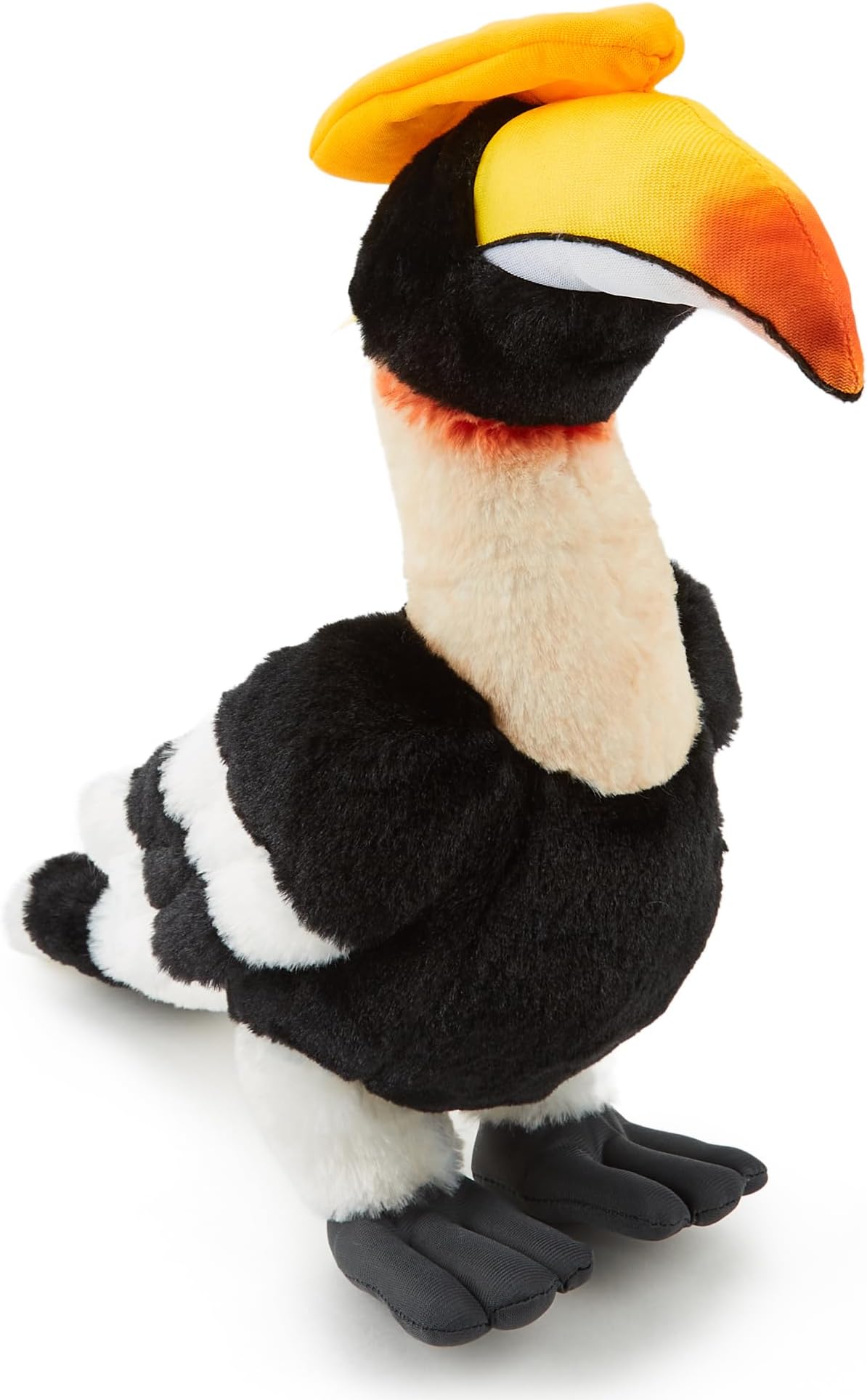 Hornbill Plush Toy (37cm) - Majestic, Cuddly Stuffed Bird, Eco-Friendly, Ideal for Kids' Educational Play, 100% Recycled