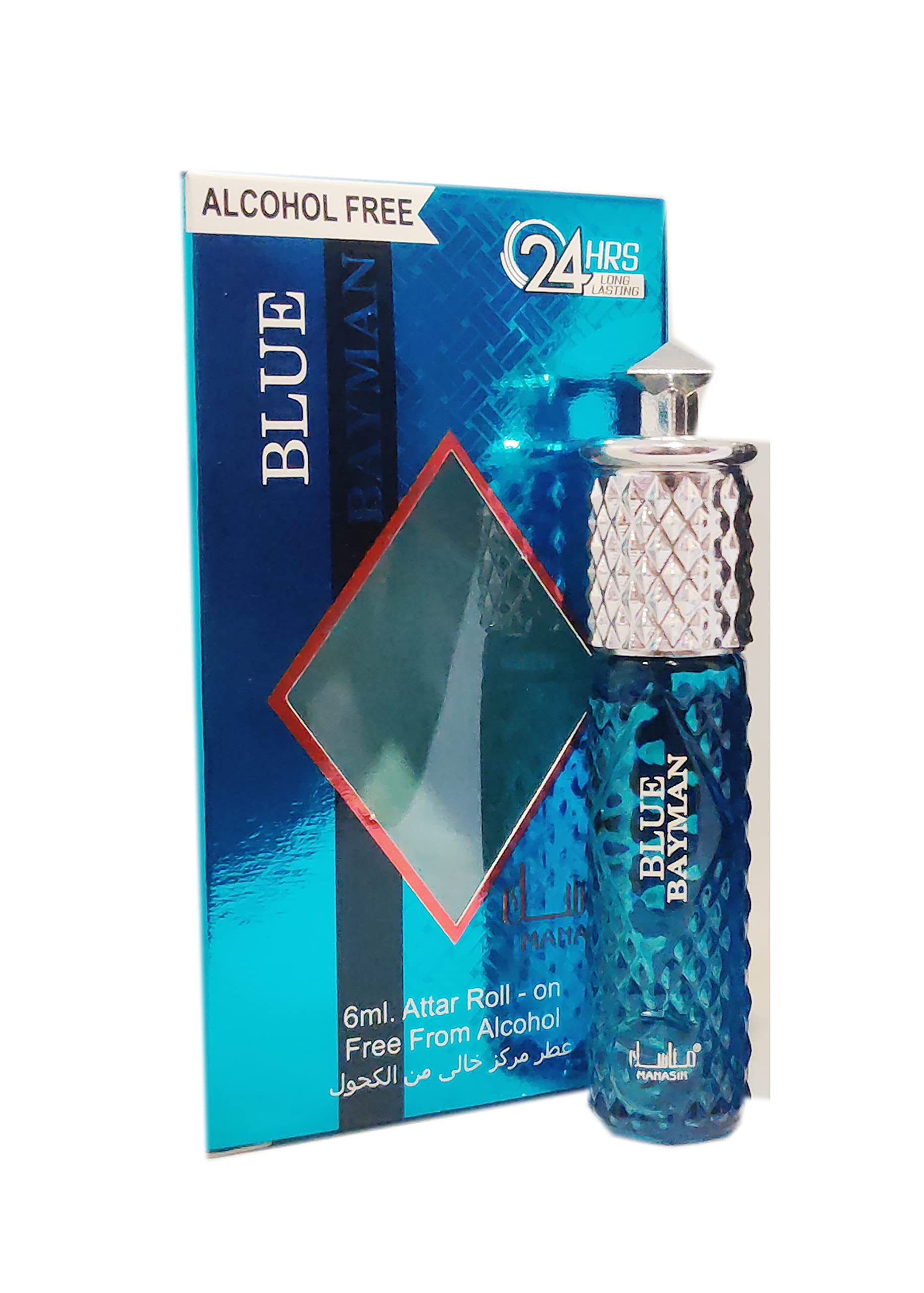 MANASIK BLUE BAYMAN Alcohol - Free Concentrated Attar Roll On 6ml-image-16