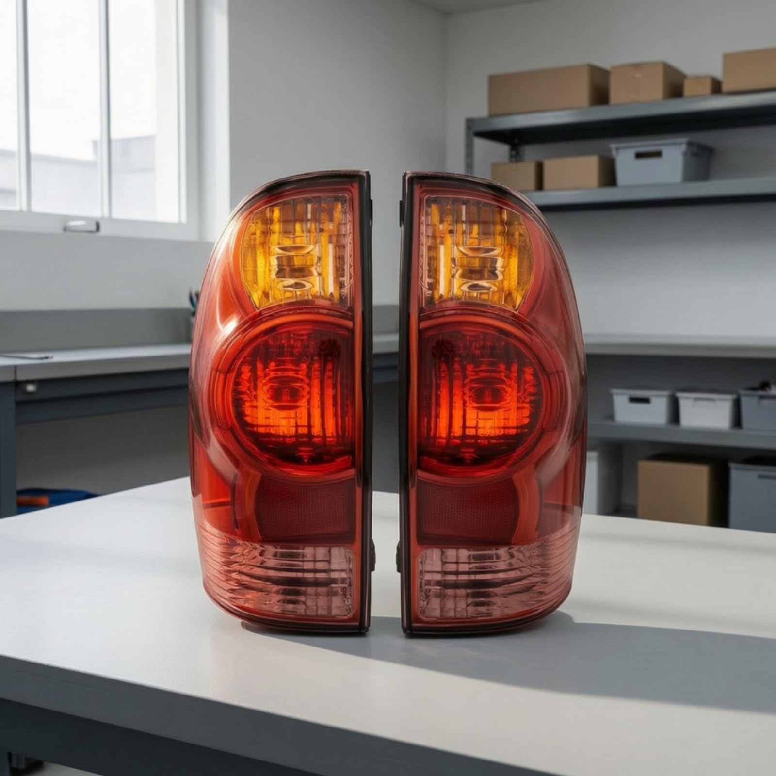 Fanali Posteriori con Cablaggio Impermeabile Fanale Posteriore con Cablaggio Moderno Fanale Posteriore Lampadina per Automobilisti, Meccanici