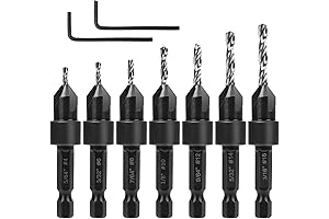 9pcs Countersink Drill Bit Set for Wood