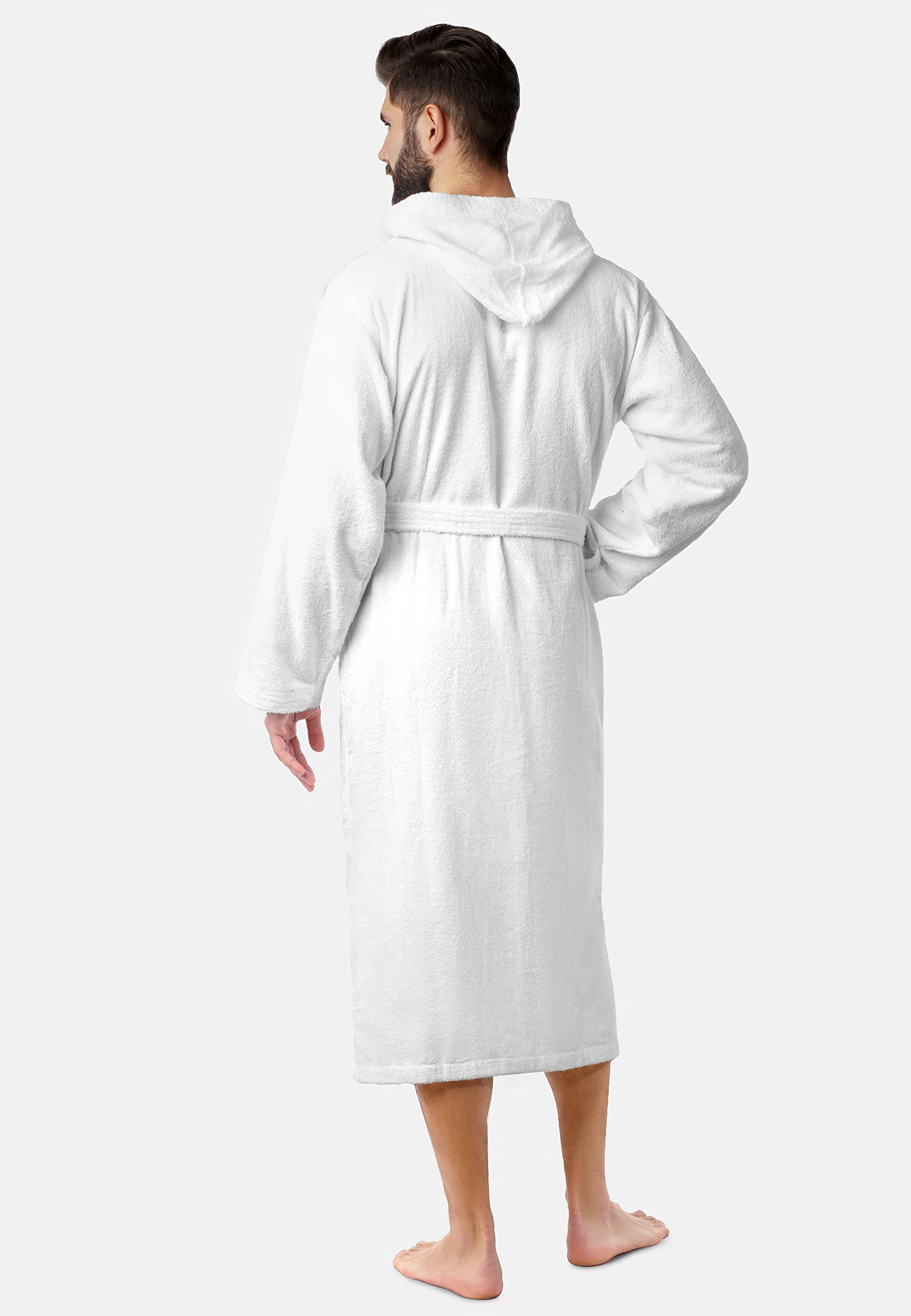 Ladeheid Peignoir de Bain Éponge 100% Coton Organique Homme LA40-224