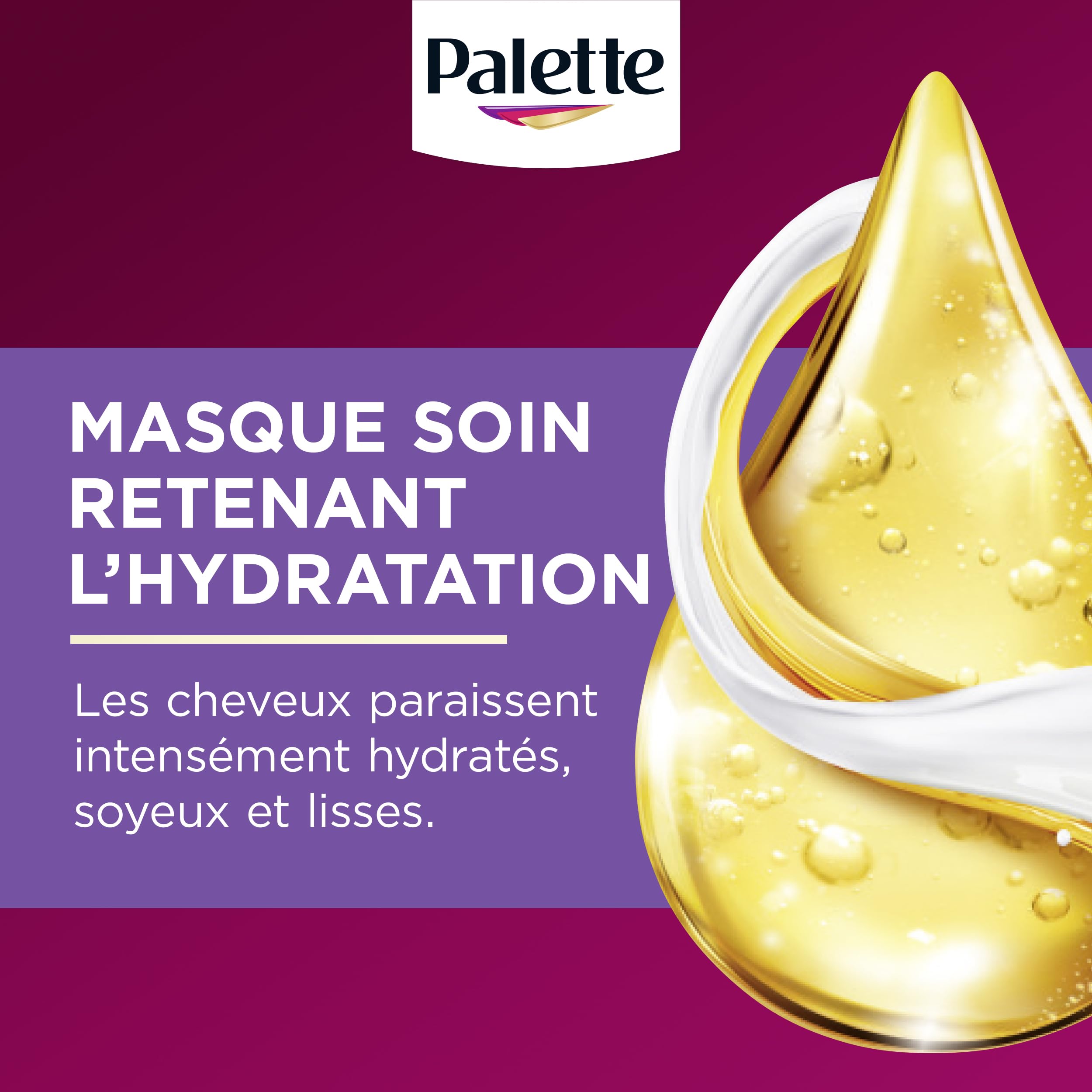 Palette, Palette, coloration permanente creme soin, couverture 100% cheveux blancs, couleur longue duree jusqu’a la prochaine coloration, 4.65 (700) chatain chocolat