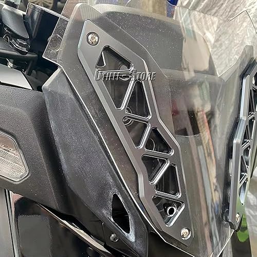 Miniatura 4 de Nuevo Soporte De Parabrisas Delantero Deflectores Soporte Protector Barra De Soporte Para Yamaha XMAX300 XMAX 300 X-MAX300 2023- (Titanio)