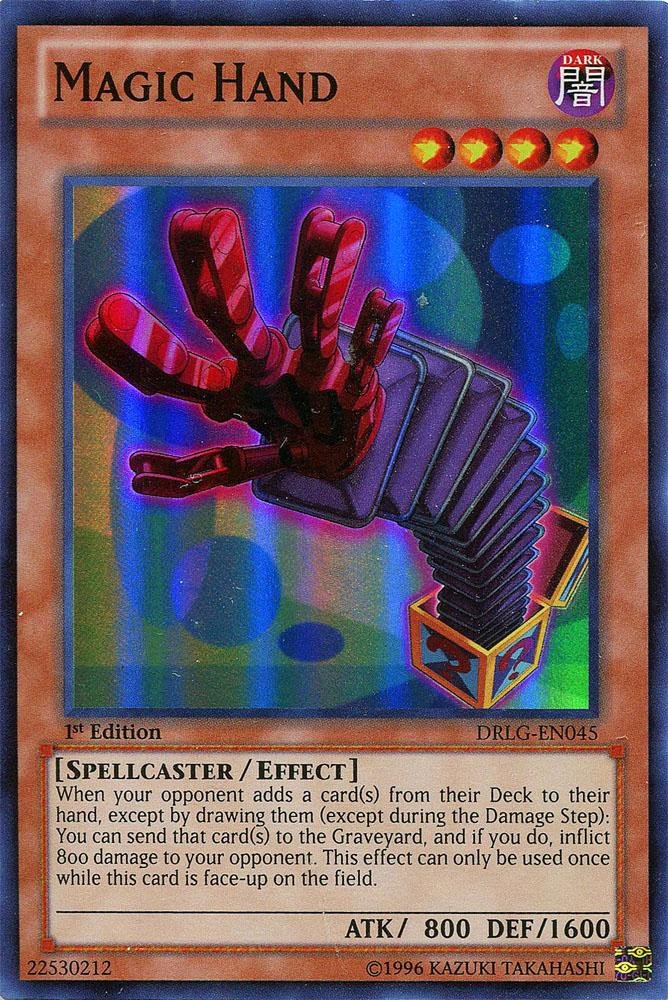 Amazon.com: YU-GI-OH! - Magic Hand (DRLG-EN045) - Dragons of Legend - 1st  Edition