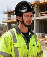 Vista 7 de Safety Helmet Hard Hat, ANSI Z89.1 Approved Lightweight Vented Work Helmet, 6-Point Adjustable Ratchet Suspension Hardhat Ideal for Industrial and