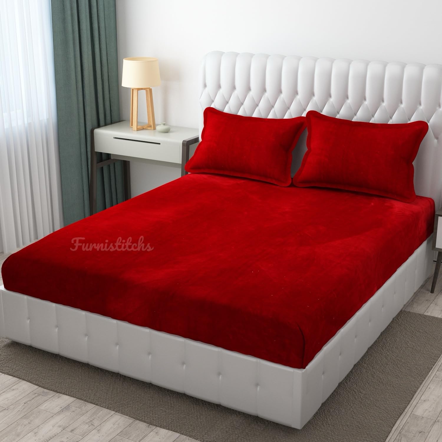 Velvet Warm Winter Bedsheets - King Size -5