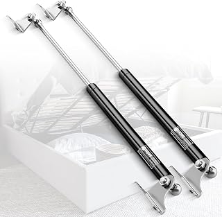 28Inch 300Lb Gas Struts for RV Bed Springs Shocks Lift Support for Boat Cover Storage Heavy Duty Toolbox Lid Outdoor Bench Trailer Floor Hatch Trash Bin 2pcs Scope of Application: 330 lbs