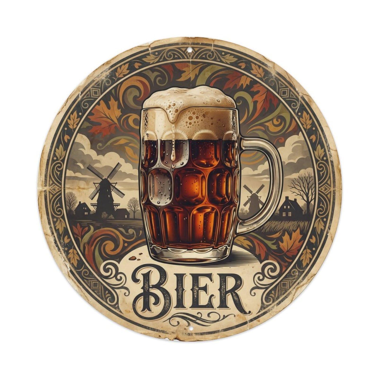 Brew House Dutch Travel Craft Beer Beverage Vintage Metal Tin Sign